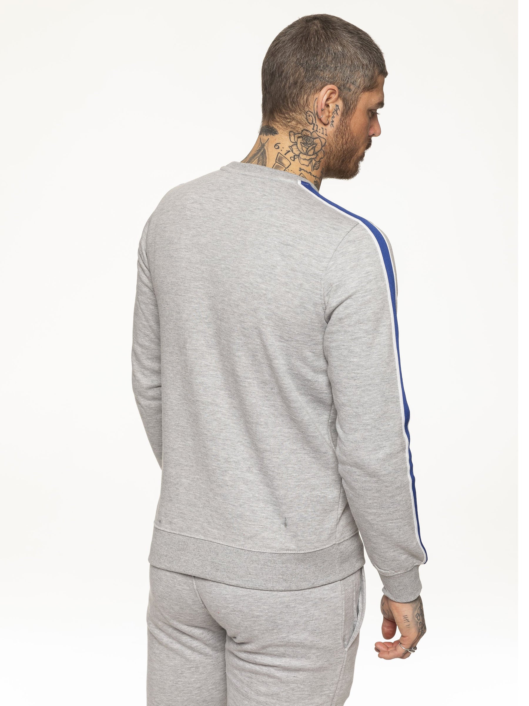 EZSW580 Copy of Mens Crew Neck Designer Sweatshirt | Enzo Designer Menswear ENZO RAWDENIM