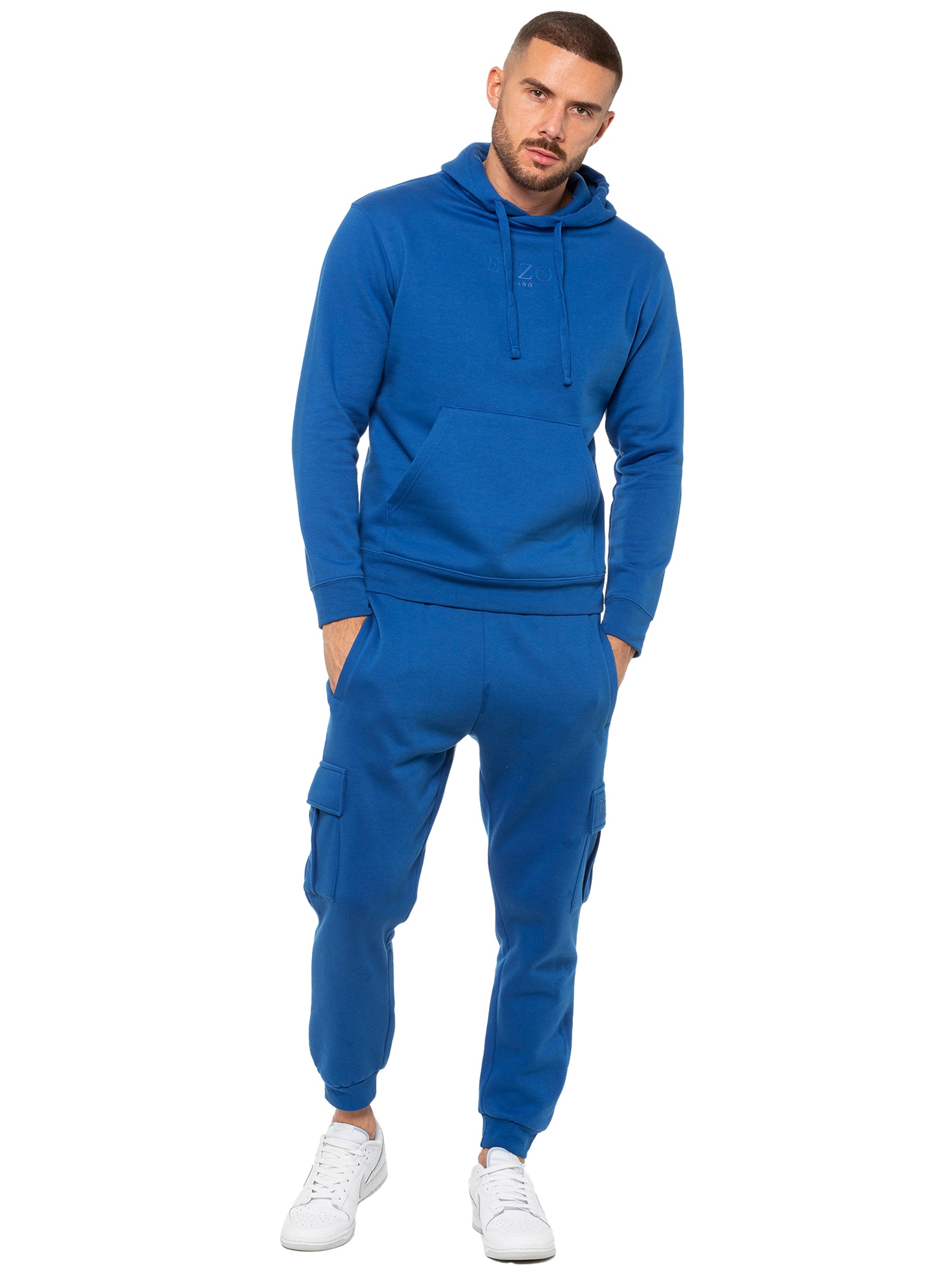 EZJGC599 Enzo | Mens Cargo Joggers ENZO RAWDENIM
