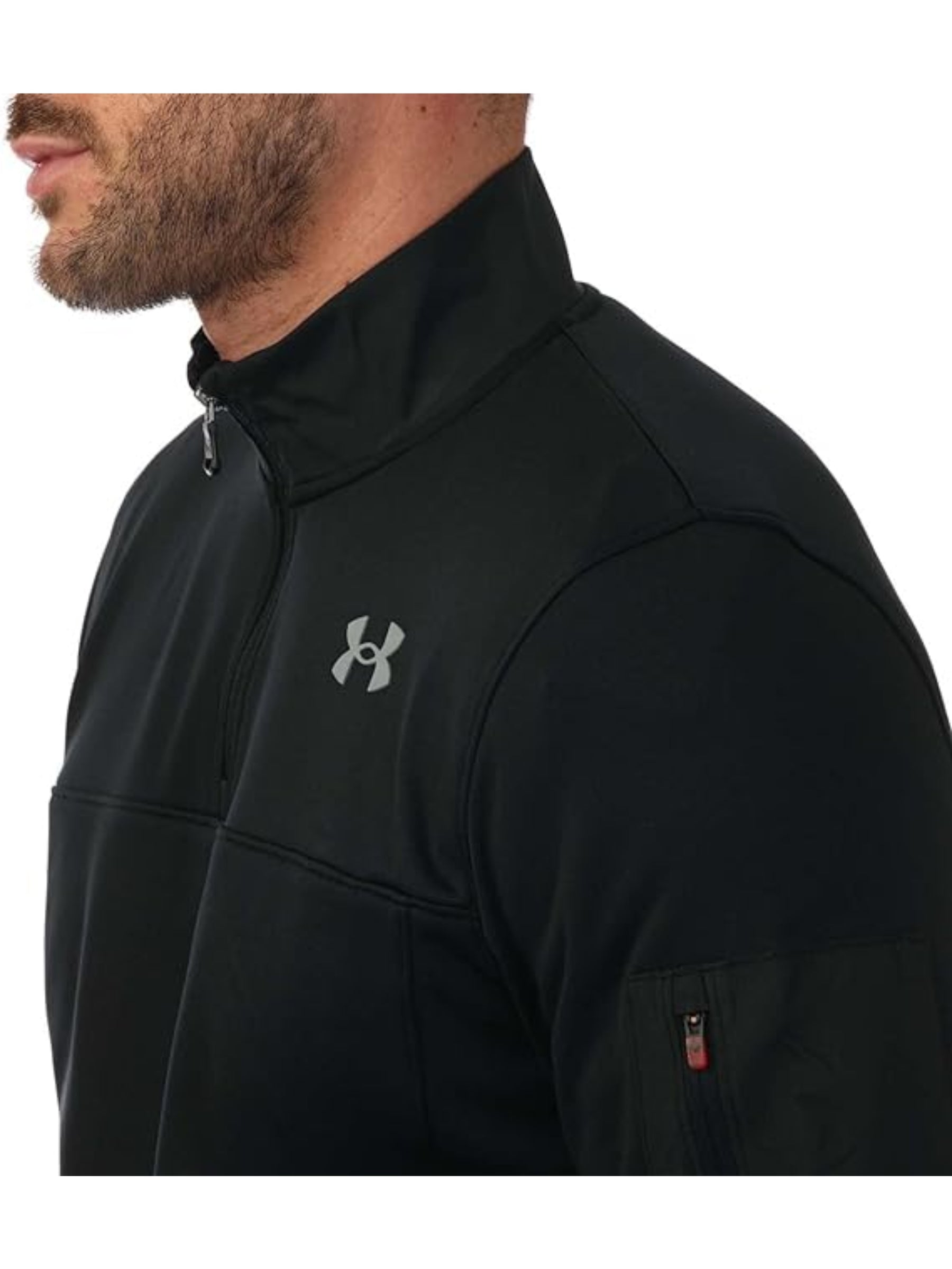 UA_ZIPTOP_1372792 Under Armour | Mens 1/4 Zip Track Top UNDER ARMOUR RAWDENIM