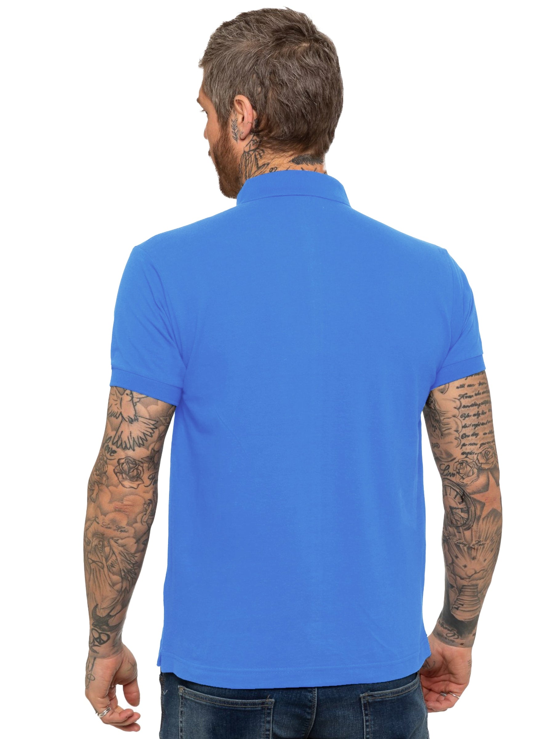 KZPL105 POLO SKYBLU Mens Polo T-Shirt KRUZE RAWDENIM