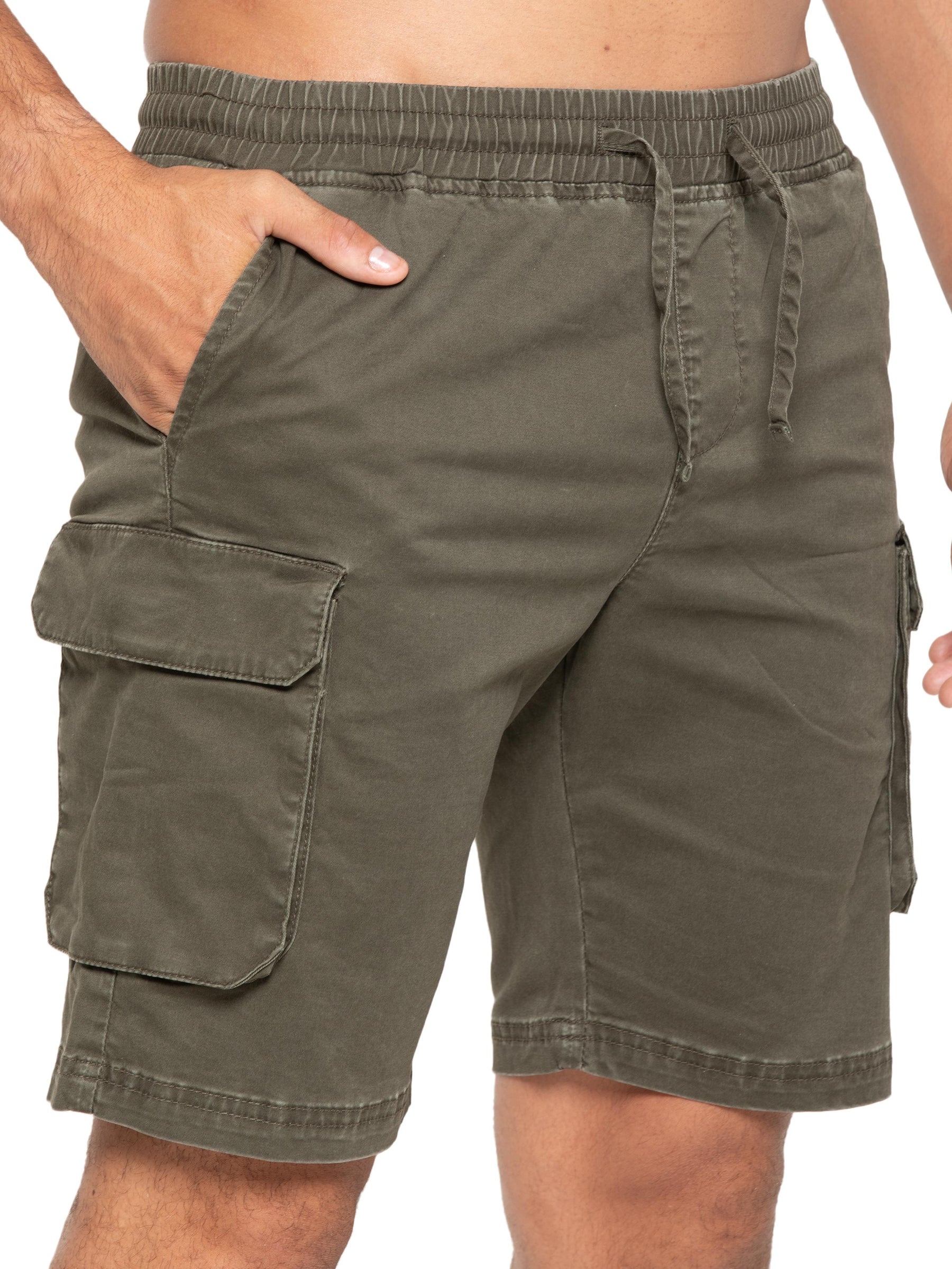 EZS613 Enzo | Mens Cargo Summer Shorts ENZO RAWDENIM