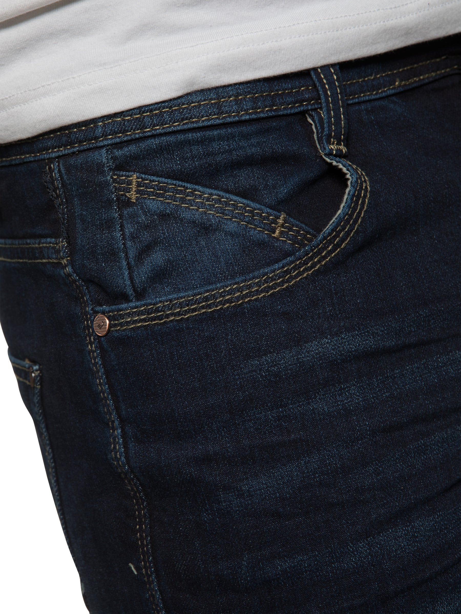 EM538 Copy of ETO | Mens Designer Tapered Fit Stretch Denim Jeans ETO RAWDENIM