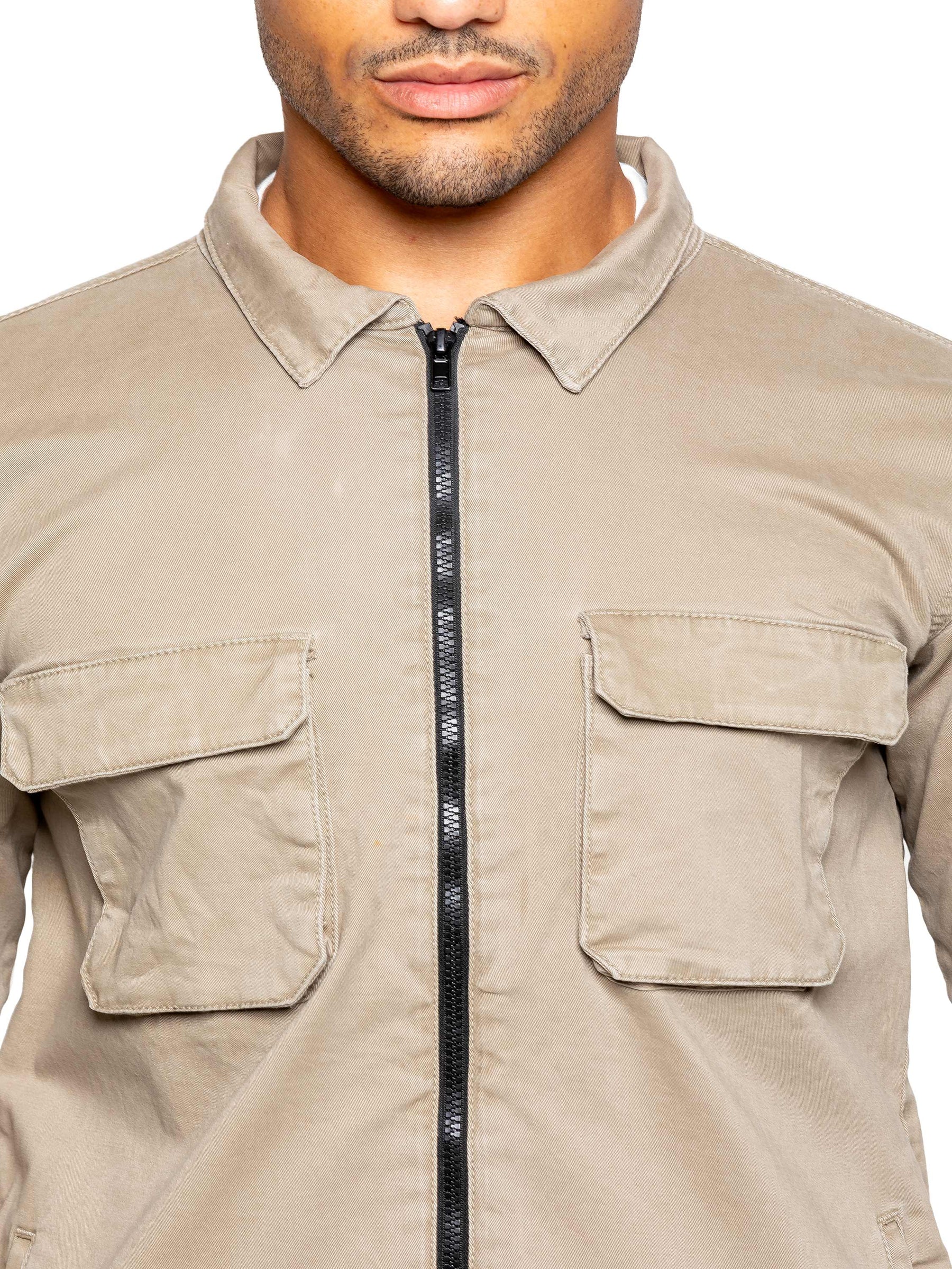 EZOS611 & EZS613 Copy of Enzo | Mens Cargo Overshirt Tracksuit With Shorts Set ENZO RAWDENIM