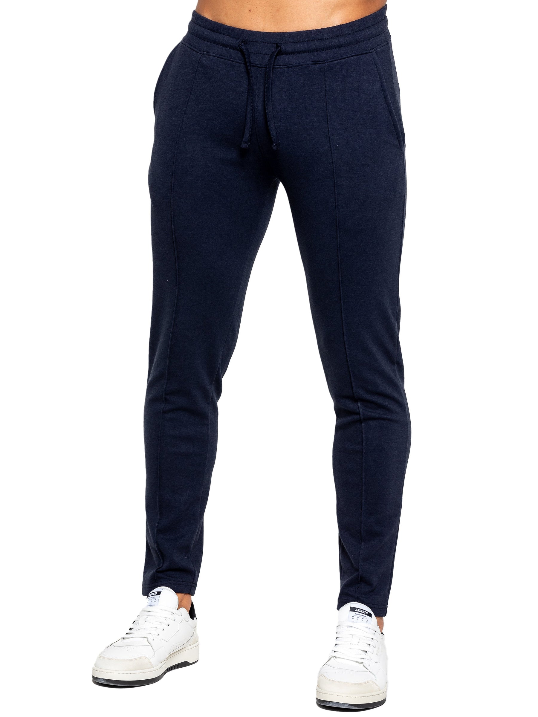 EZJG618 Mens Smart Pleated Joggers ENZO RAWDENIM