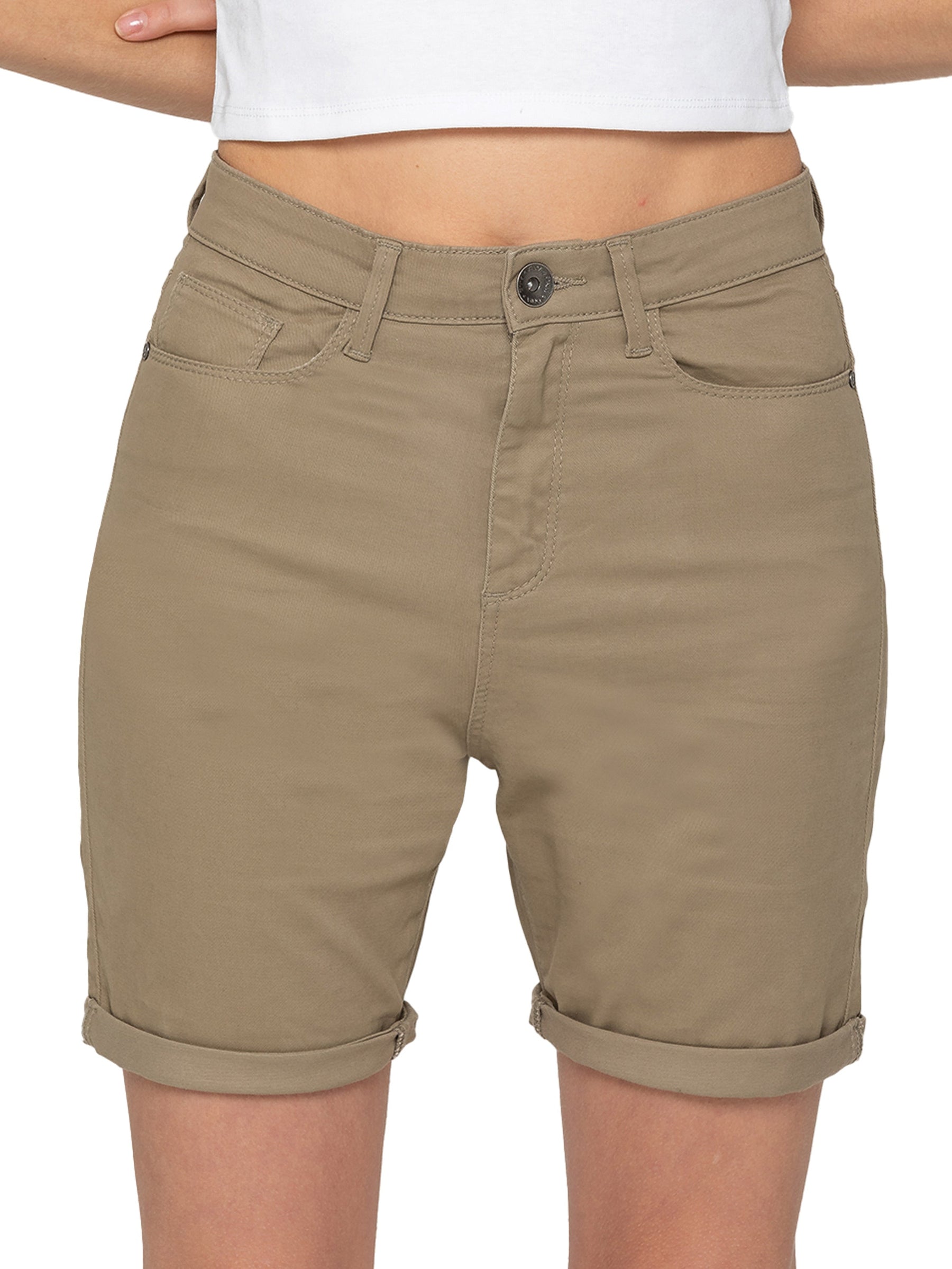 EZLS630 Copy of Enzo | Womens Chino Shorts ENZO RAWDENIM