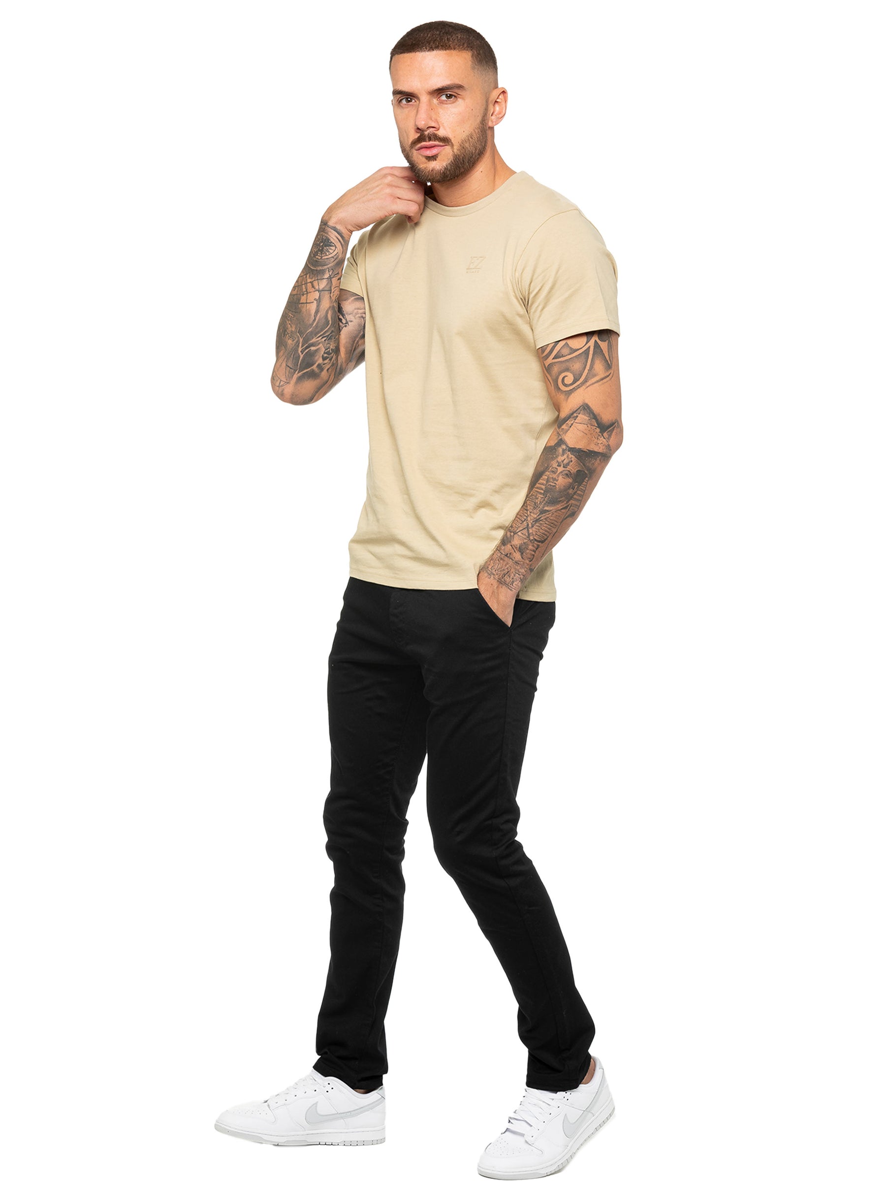 EZTS603 Enzo | Mens Crew Neck T-Shirt ENZO RAWDENIM