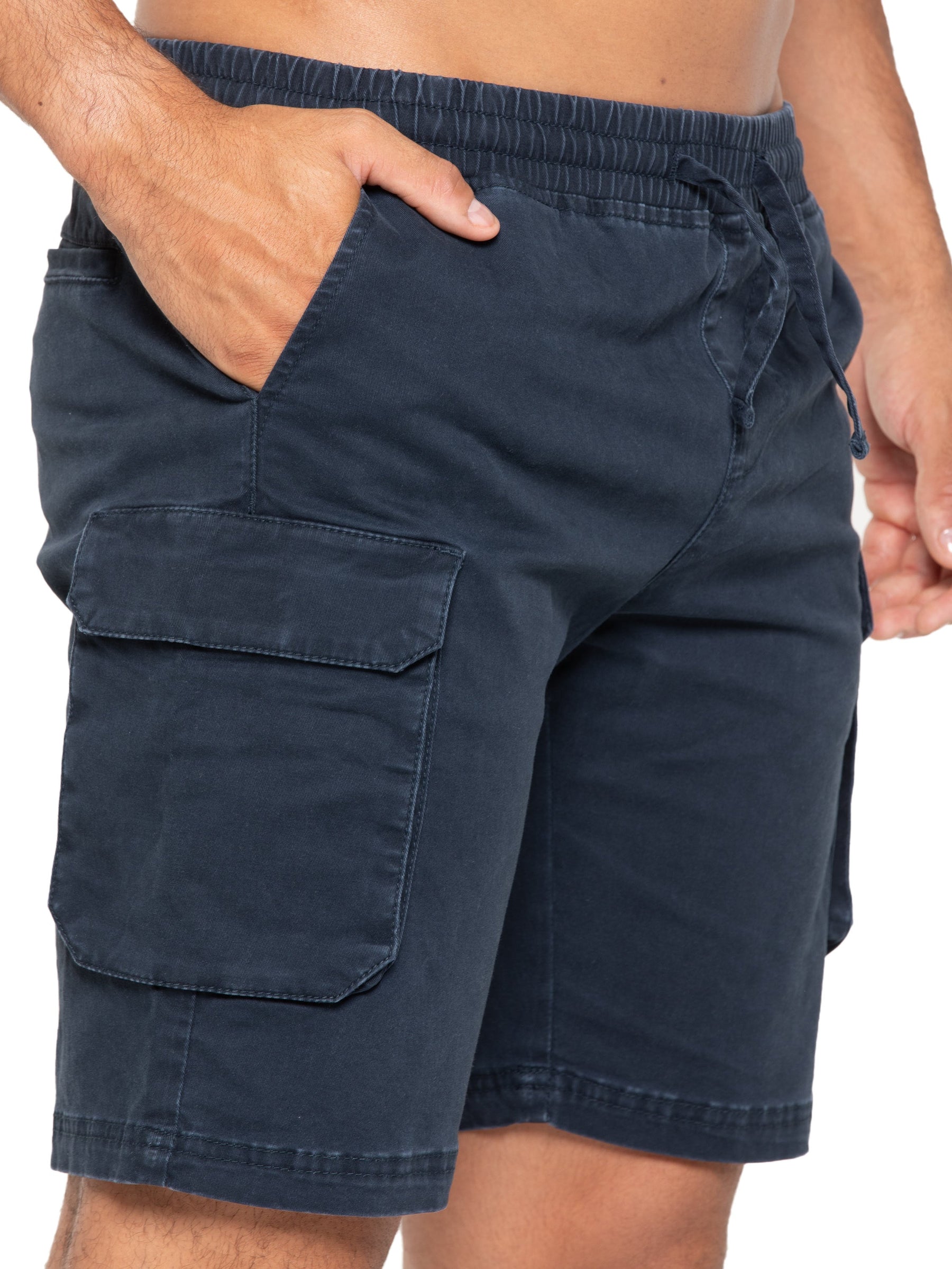 EZS613 Enzo | Mens Cargo Summer Shorts ENZO RAWDENIM