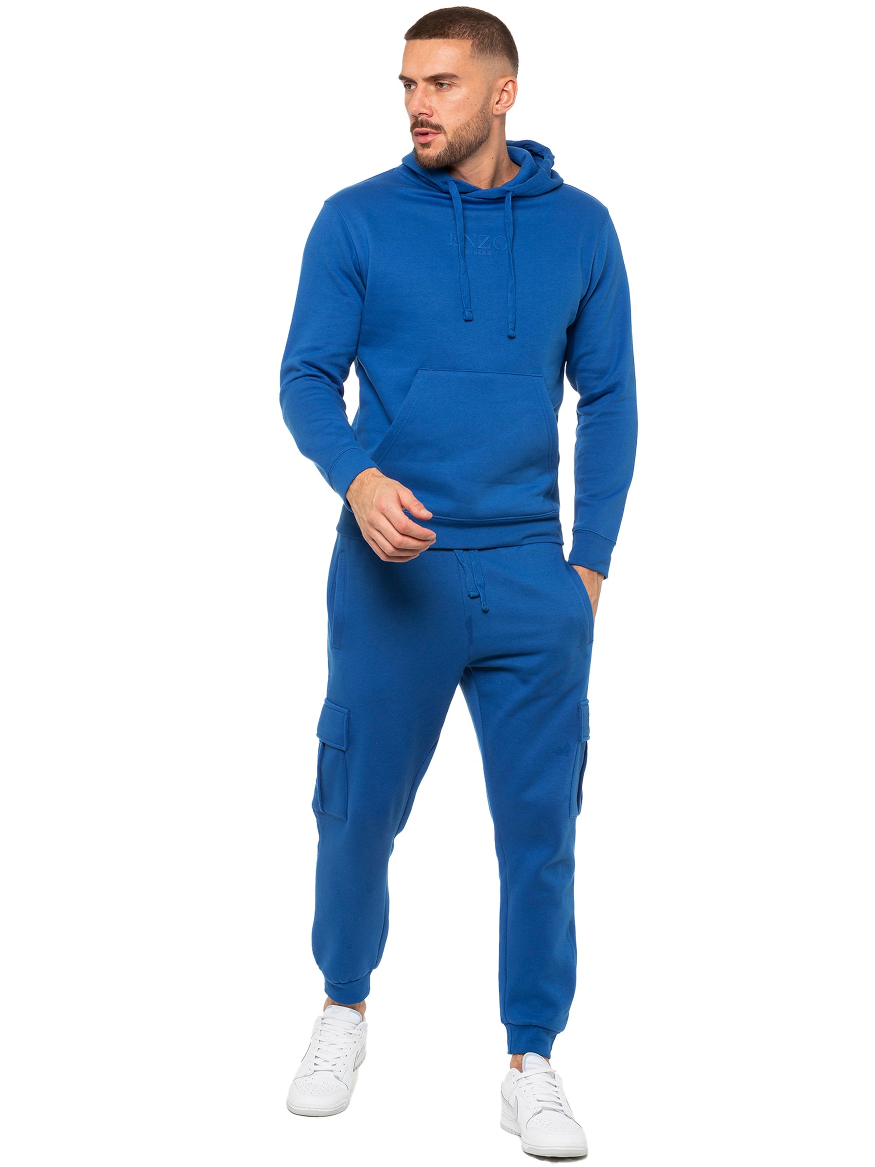 EZJGC599 Enzo | Mens Cargo Joggers ENZO RAWDENIM