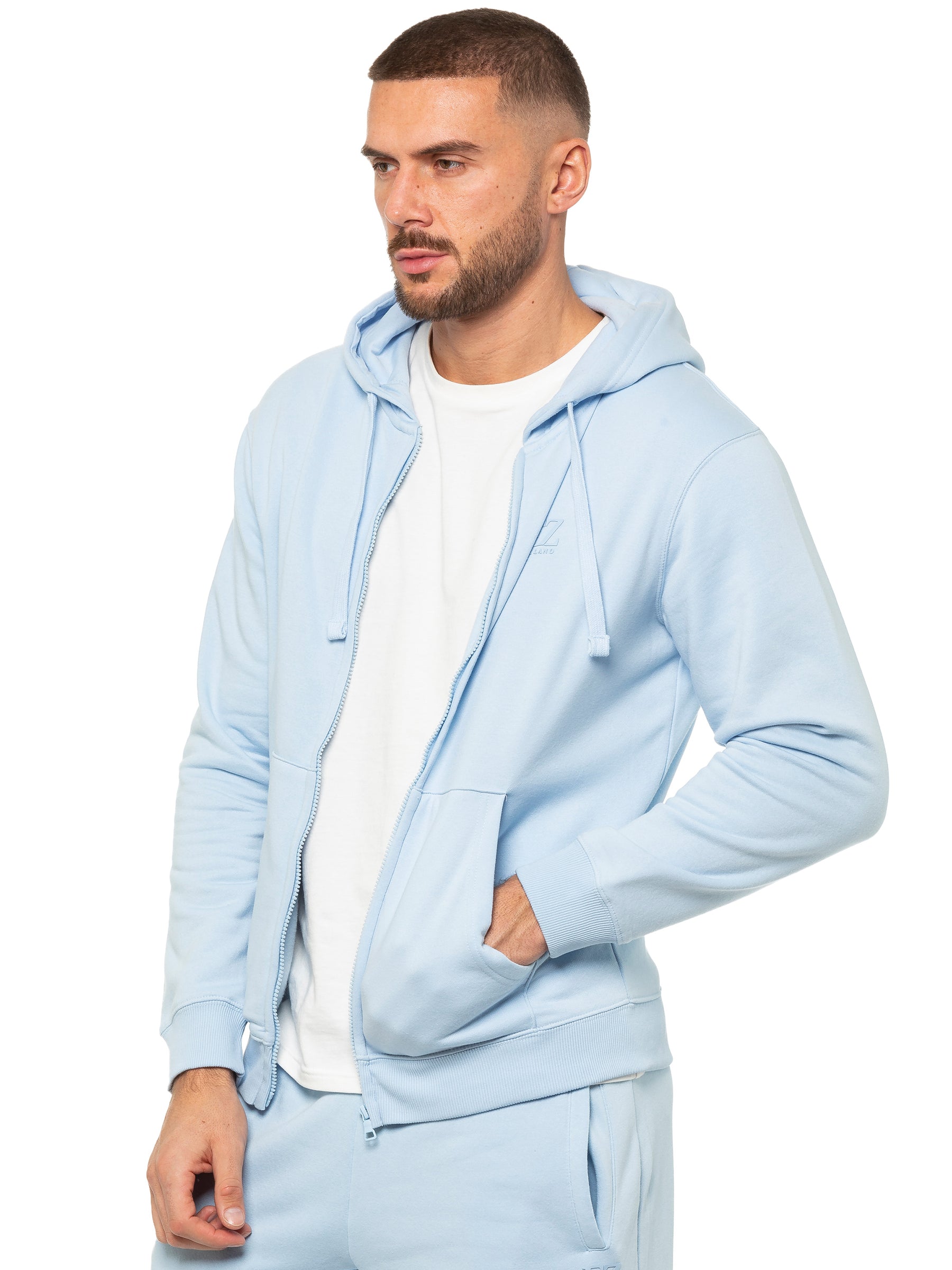 EZHDZ601 Enzo | Mens Zip Hoodie ENZO RAWDENIM