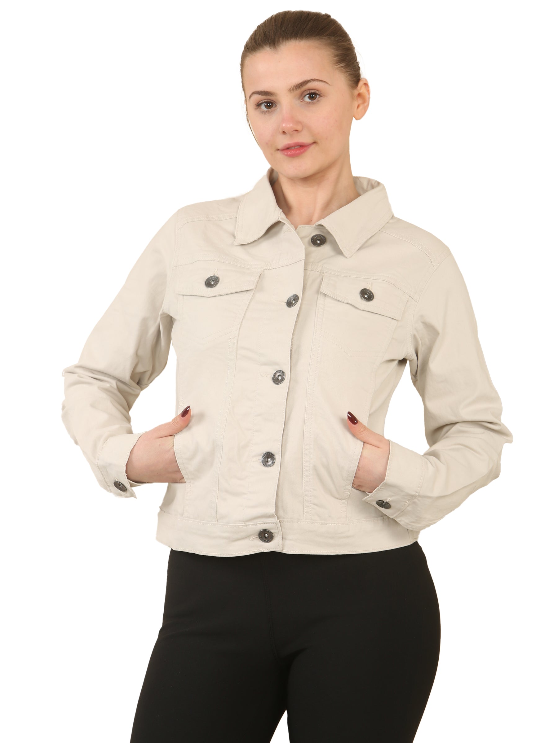 Enzo | Womens Classic Denim Jacket