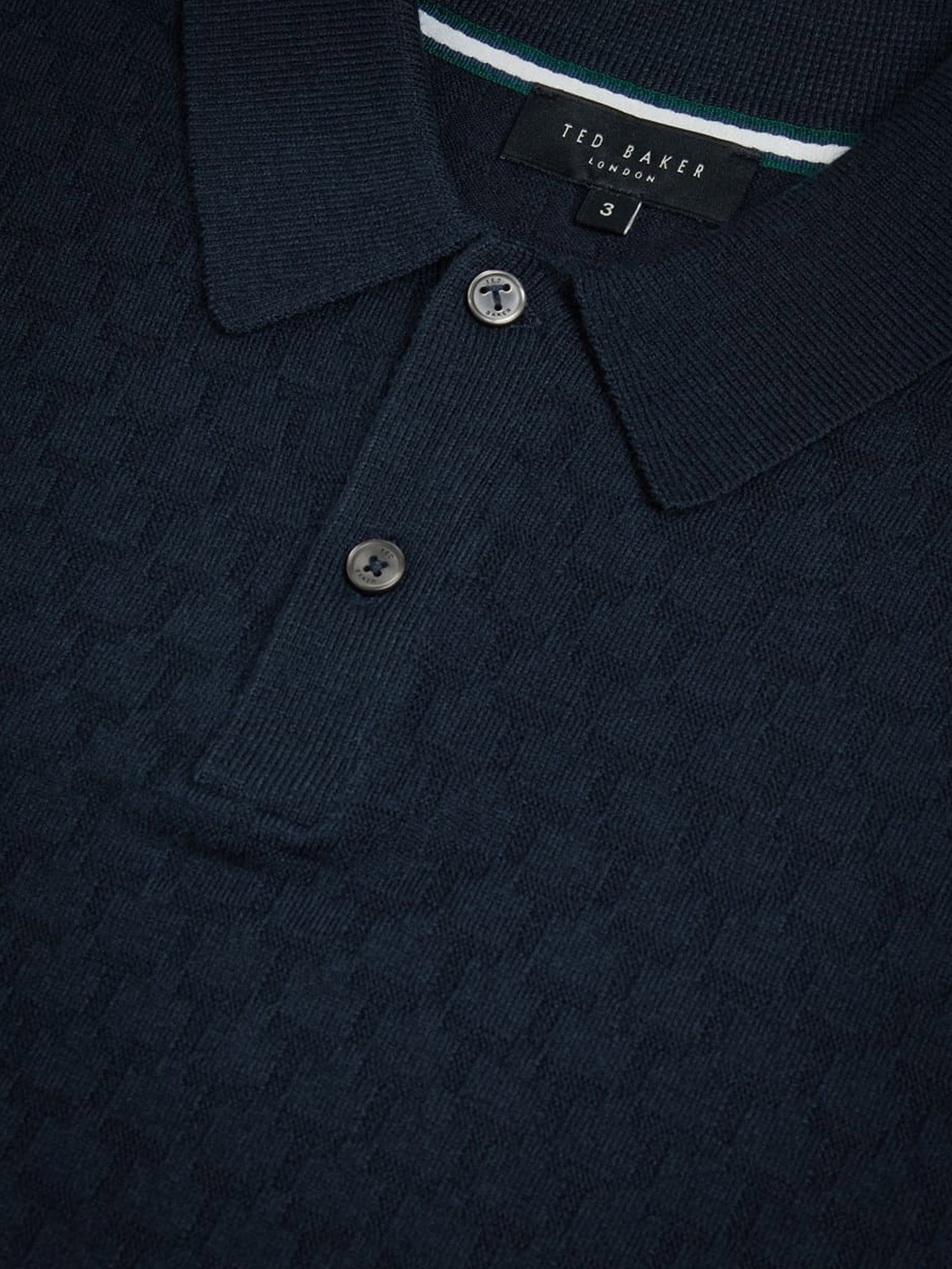 TB_POLO_MORAR Ted Baker | Mens Knitted Polo Shirt - Morar TED BAKER RAWDENIM