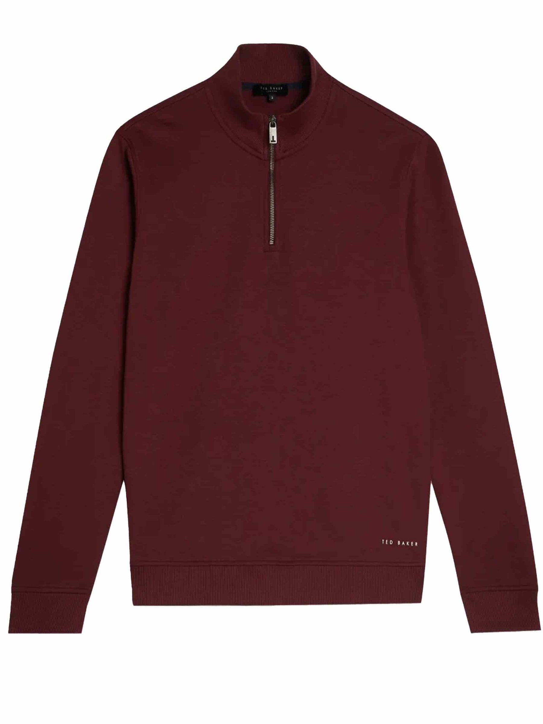 TB_SWEAT_ANTRAM Ted Baker | Mens Half Zip Funnel Neck Sweat - Antram TED BAKER RAWDENIM