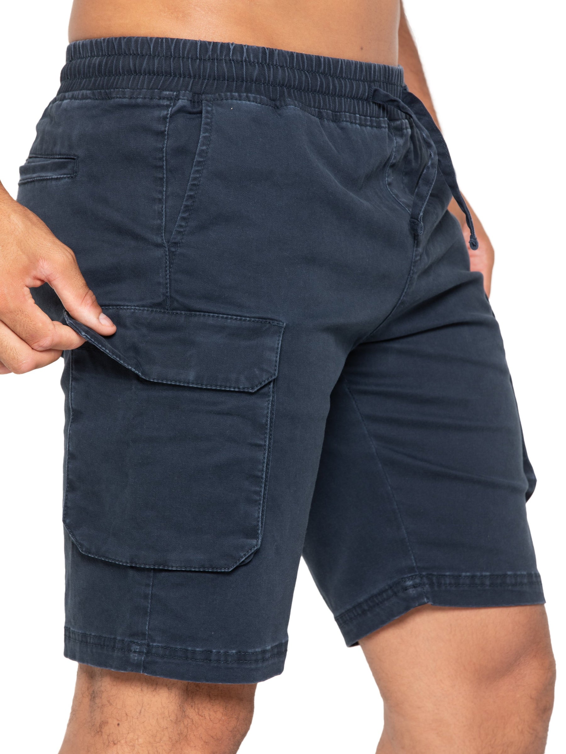 EZS613 Enzo | Mens Cargo Summer Shorts ENZO RAWDENIM