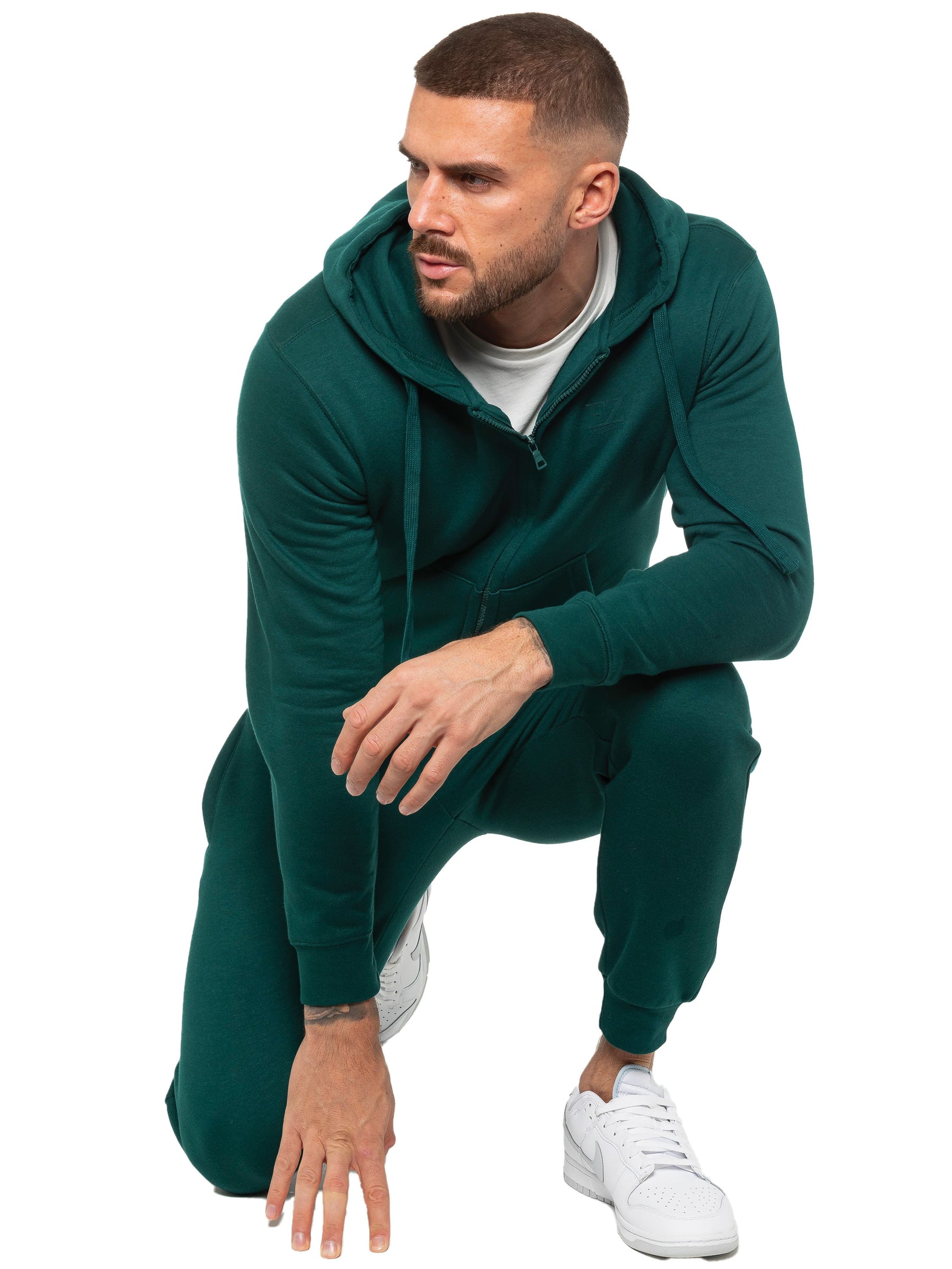 EZHDZ601 & EZJG598 Enzo | Mens Zip Hoodie Tracksuit Set ENZO RAWDENIM