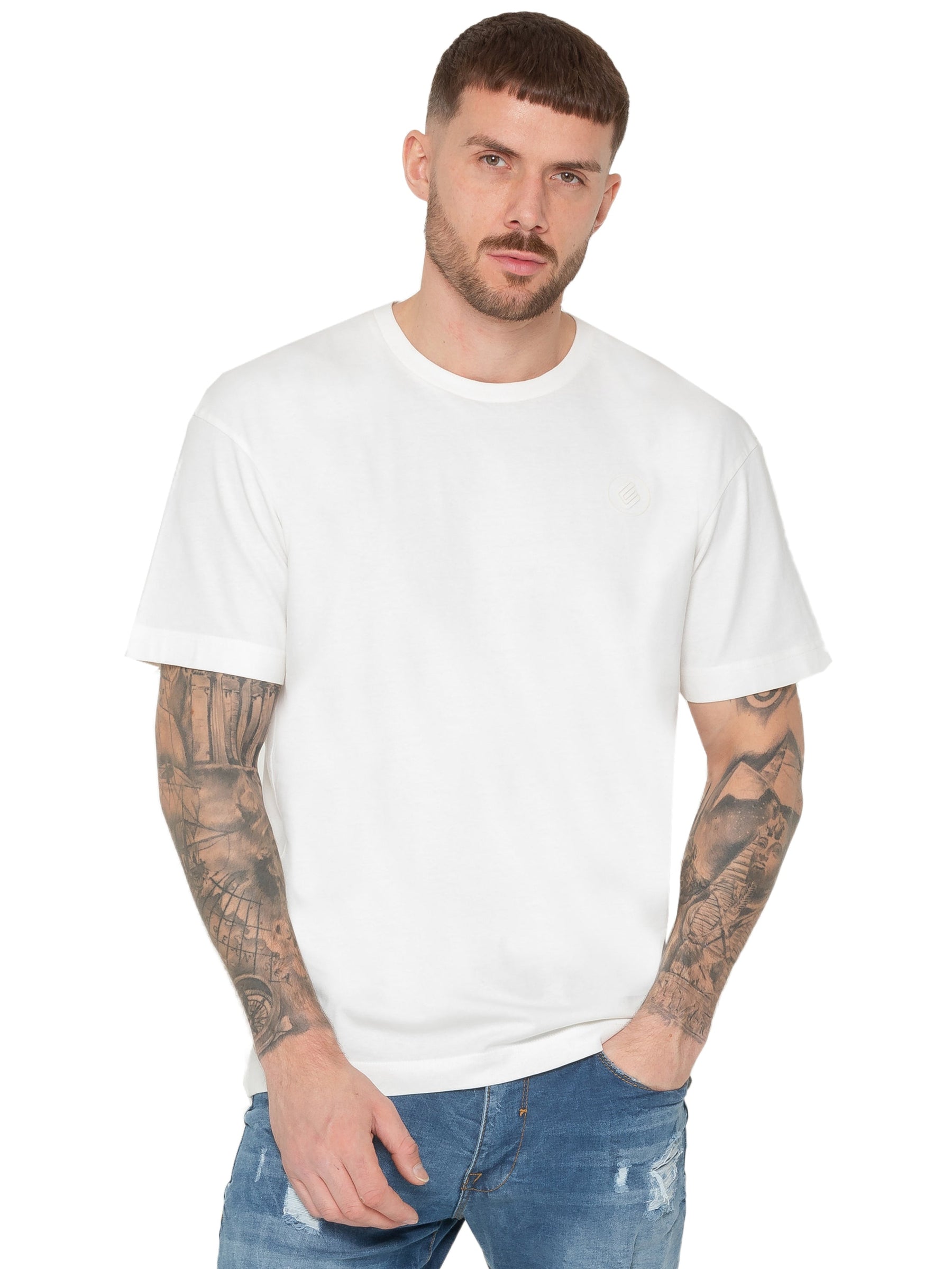 EZTS645 TSHIRT Enzo | Oversized Crew Neck T-Shirt 3 Pack RAWDENIM RAWDENIM