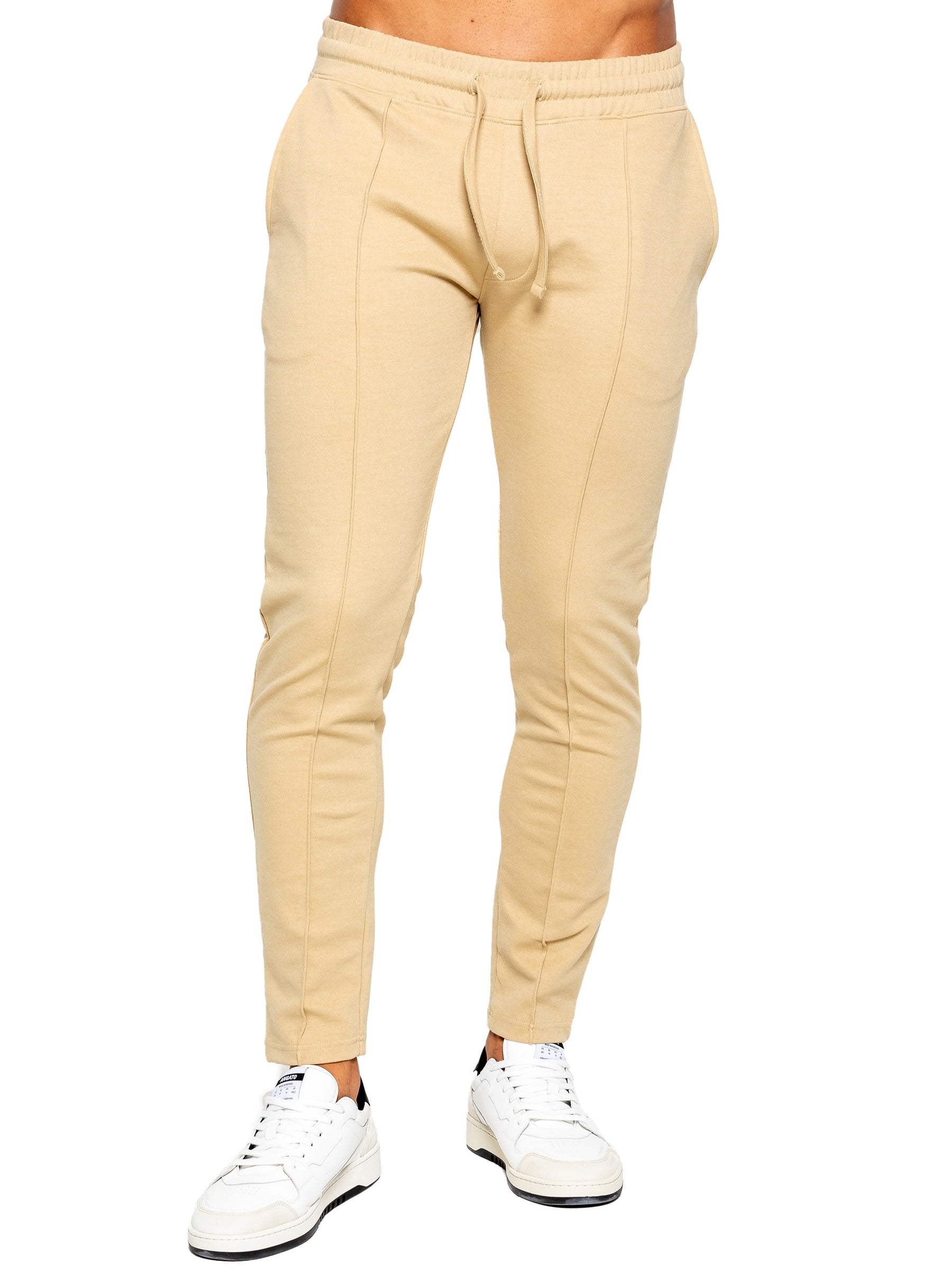 EZJG618 Mens Smart Pleated Joggers ENZO RAWDENIM