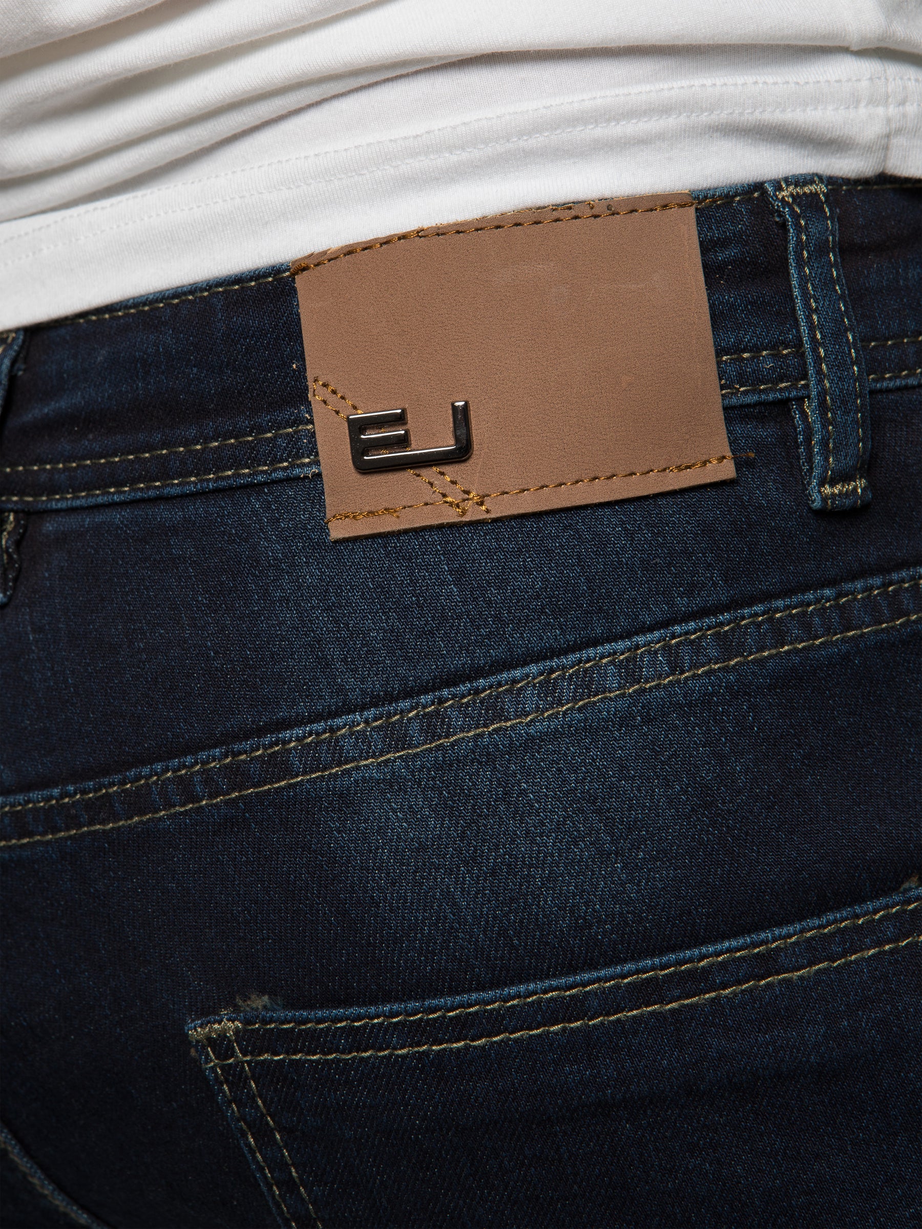 EM538 Copy of ETO | Mens Designer Tapered Fit Stretch Denim Jeans ETO RAWDENIM