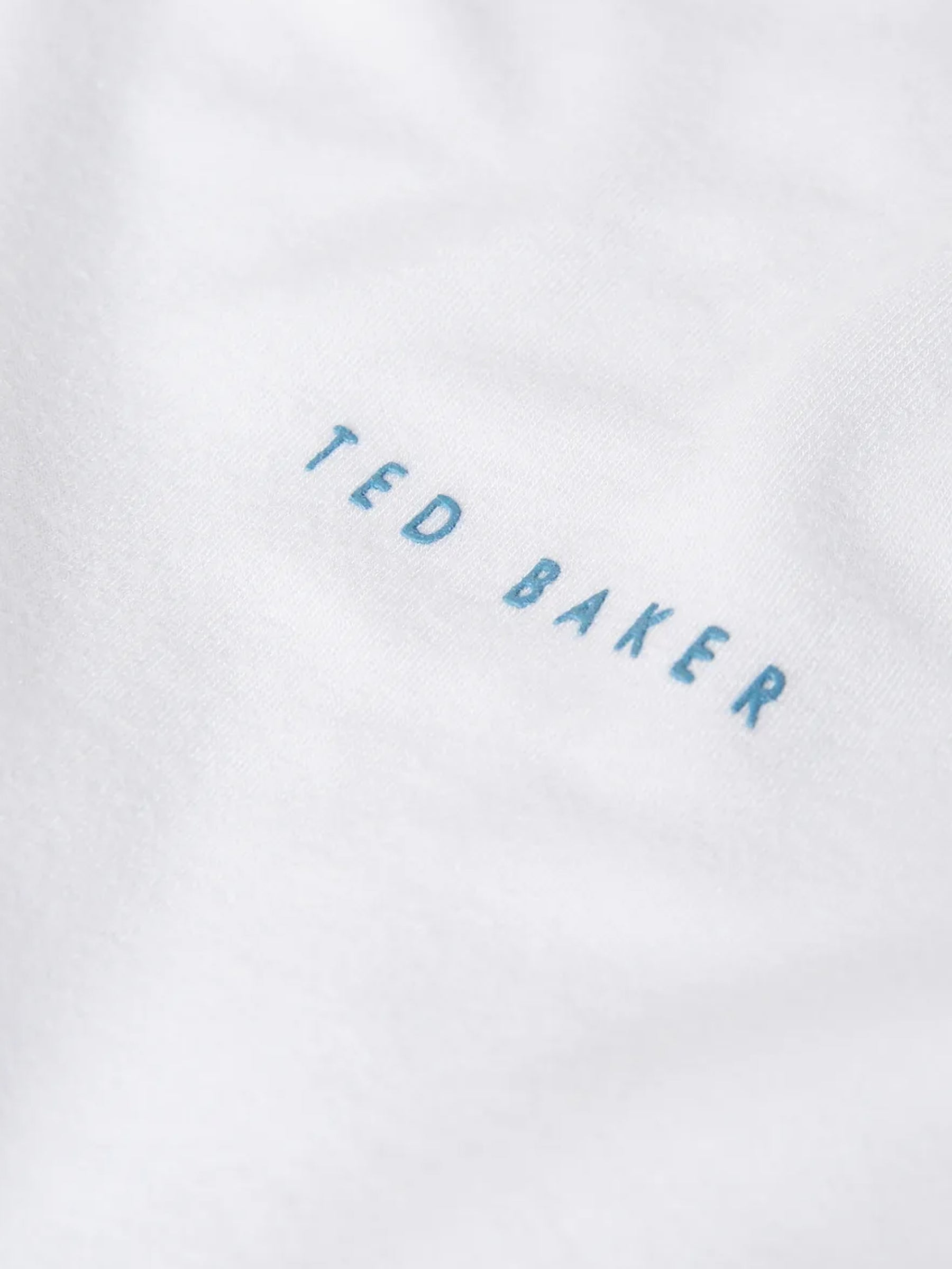 TB_TSHIRT_PEACOK Ted Baker | Mens Solid Modal T-Shirt - Peacok TED BAKER RAWDENIM