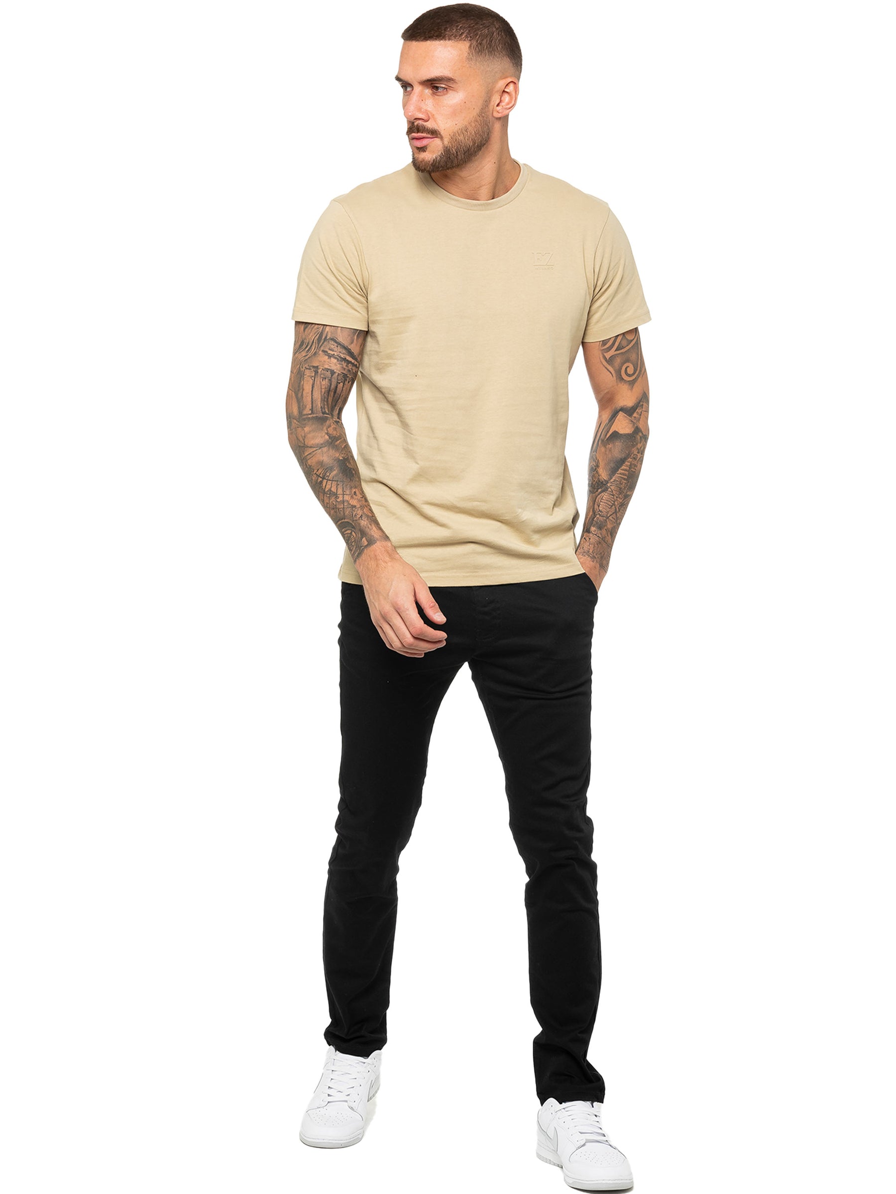 EZTS603 Enzo | Mens Crew Neck T-Shirt ENZO RAWDENIM