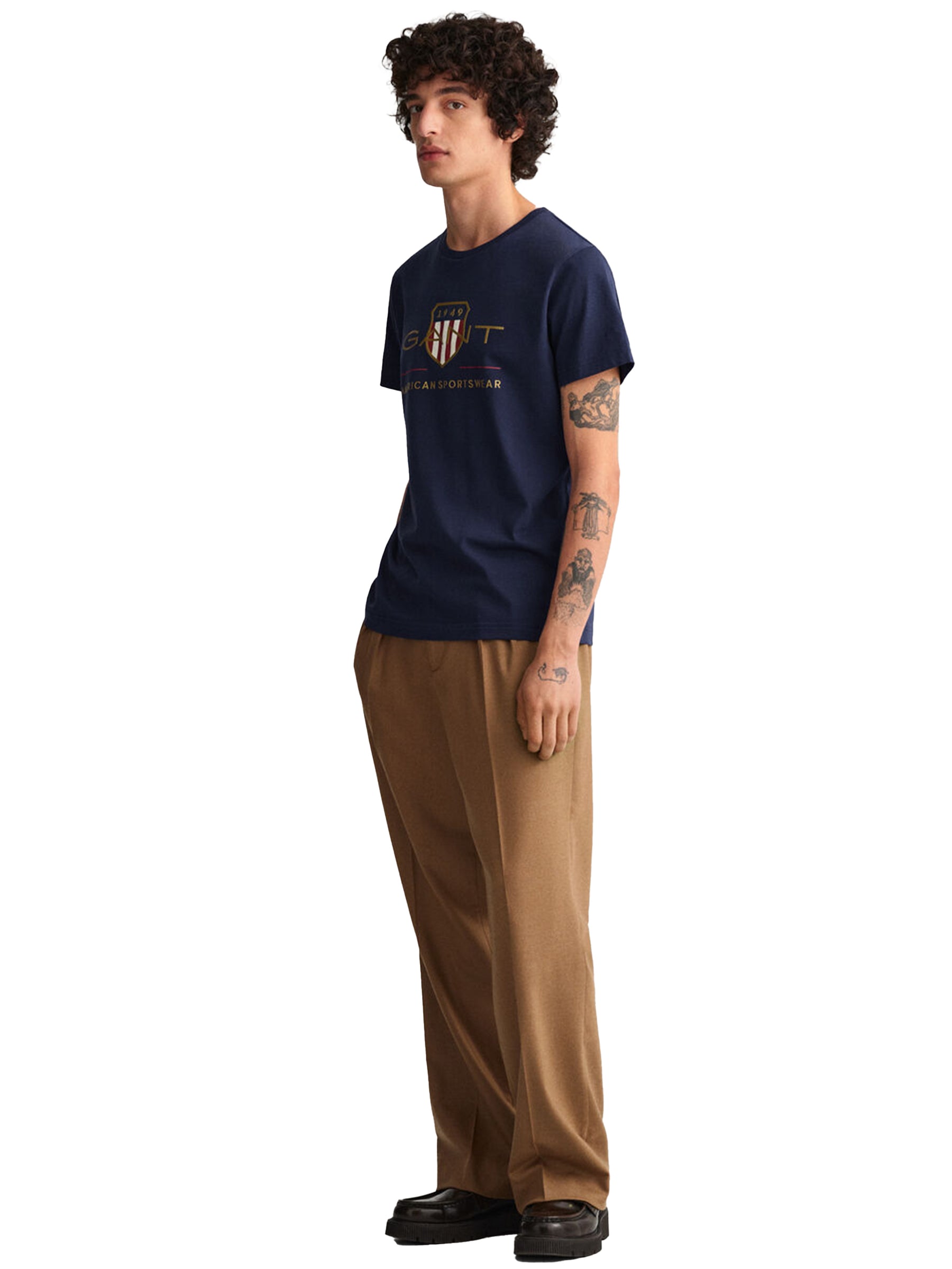 GANT_TS_ARC_SHLD RAWDENIM RAWDENIM