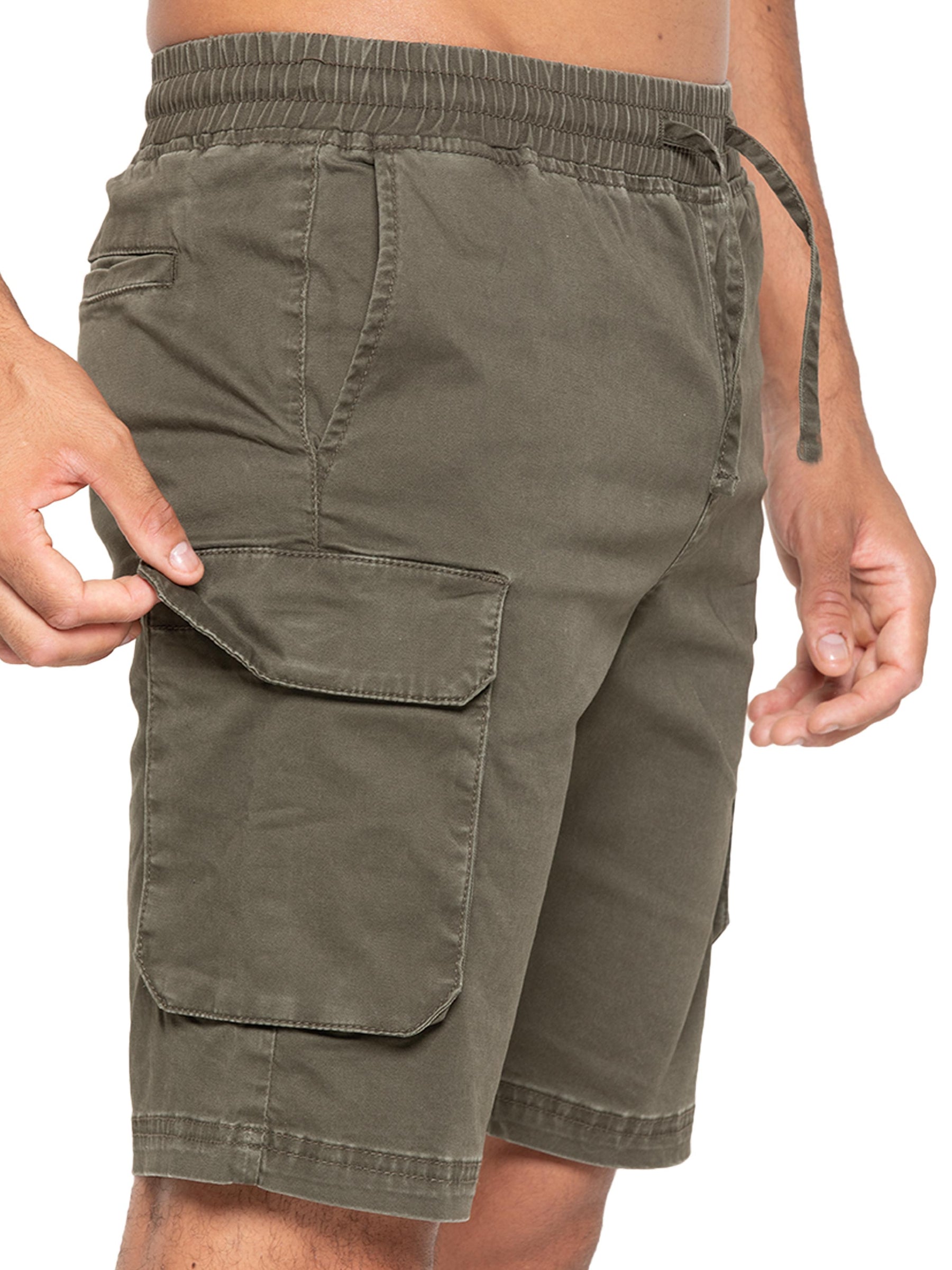 EZS613 Enzo | Mens Cargo Summer Shorts ENZO RAWDENIM
