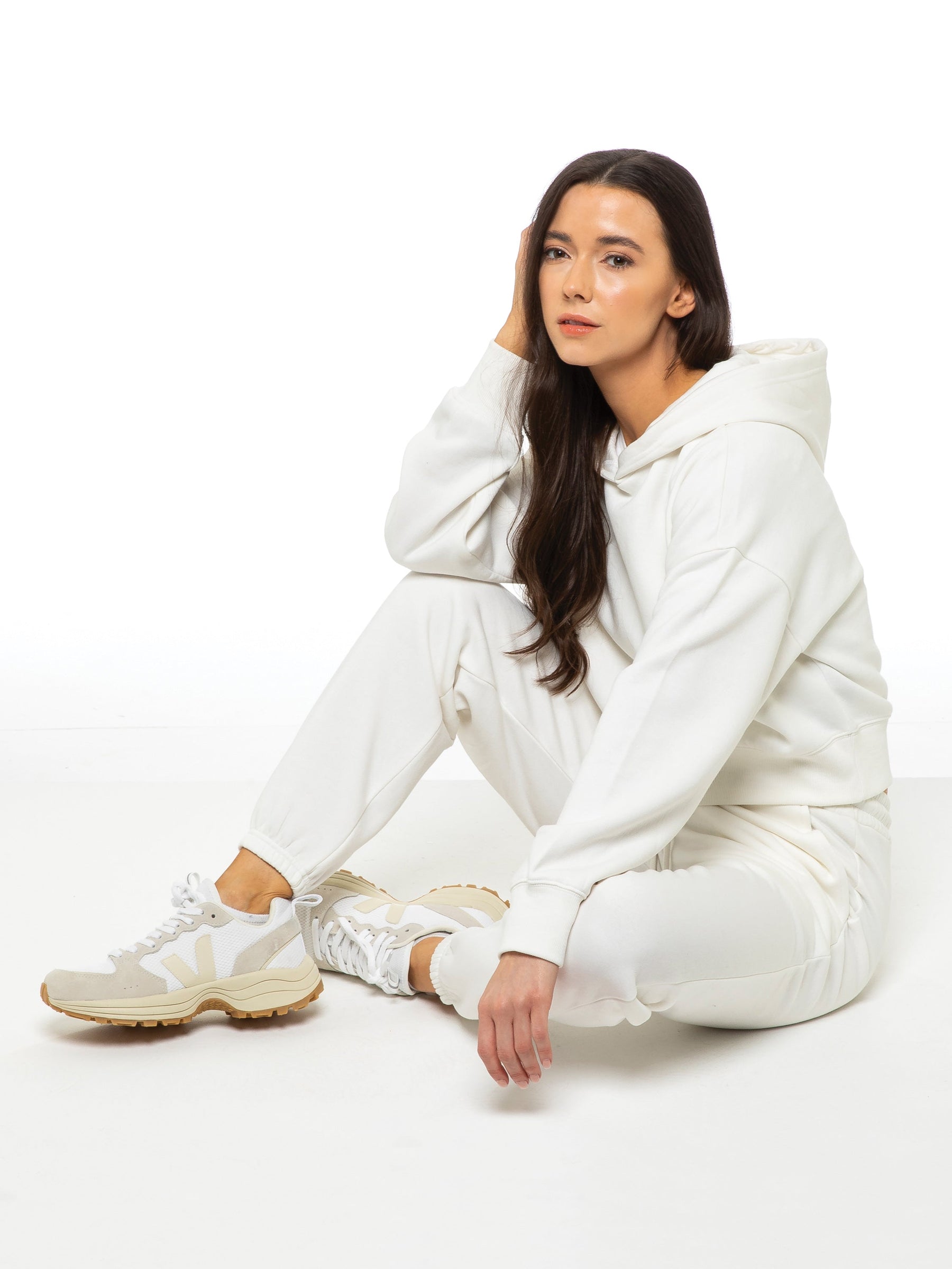 EZLHD588 & EZLJG591 Copy of Enzo | Womens Cropped Hoodie Tracksuit ENZO RAWDENIM