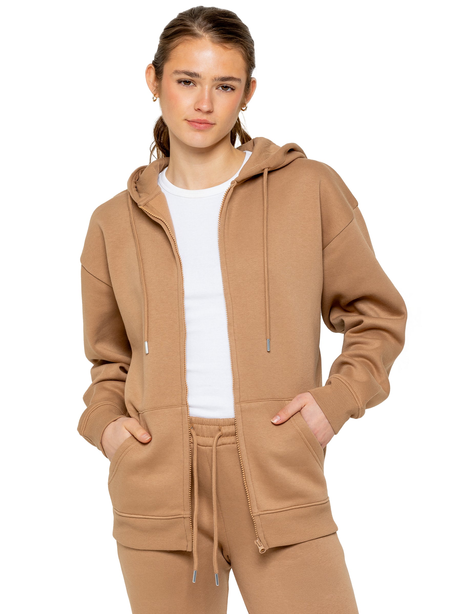 Enzo | Womens Oversized Zipped Hoodie