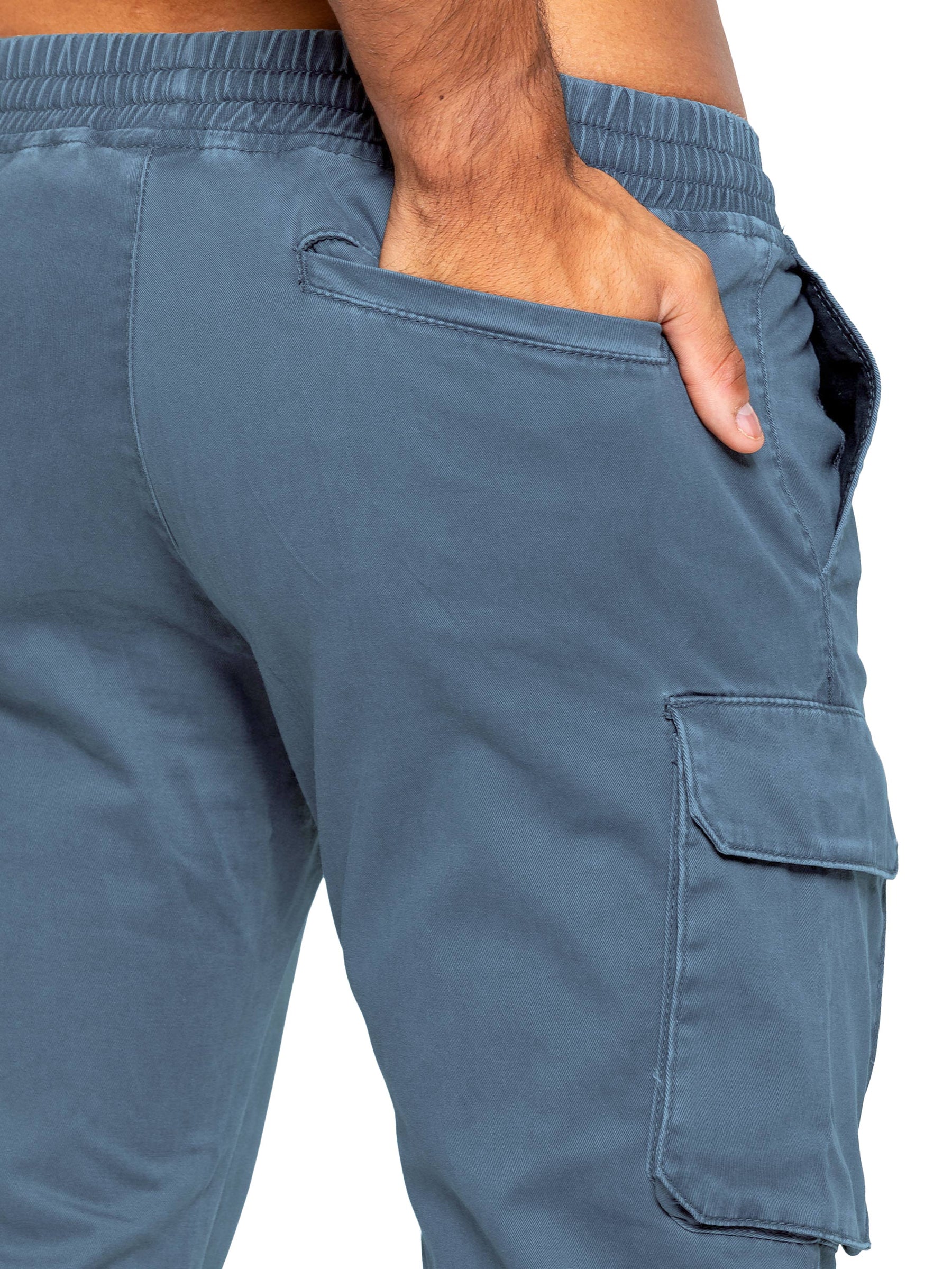 Enzo | Mens Cargo Trousers