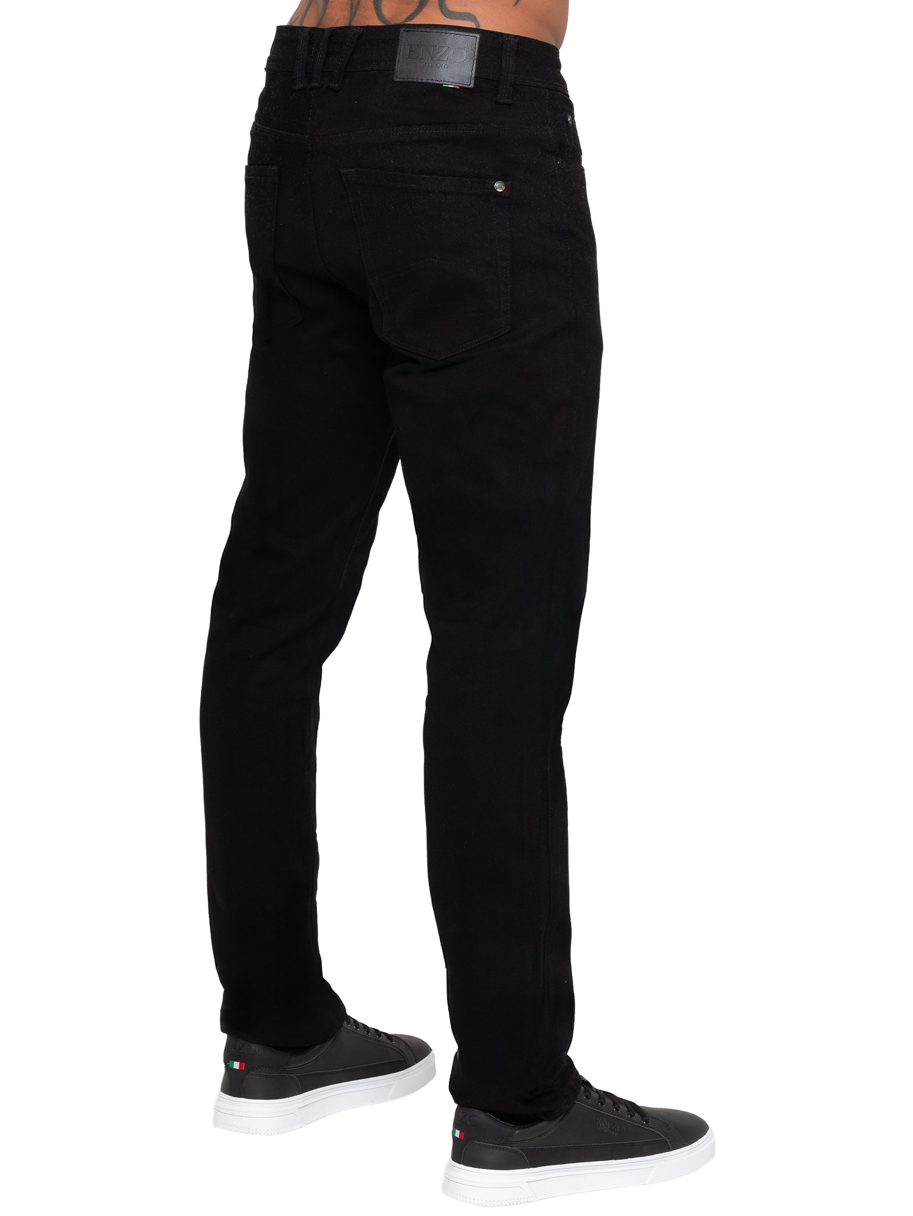 Enzo Milano | Mens Active Flex Tapered Jeans