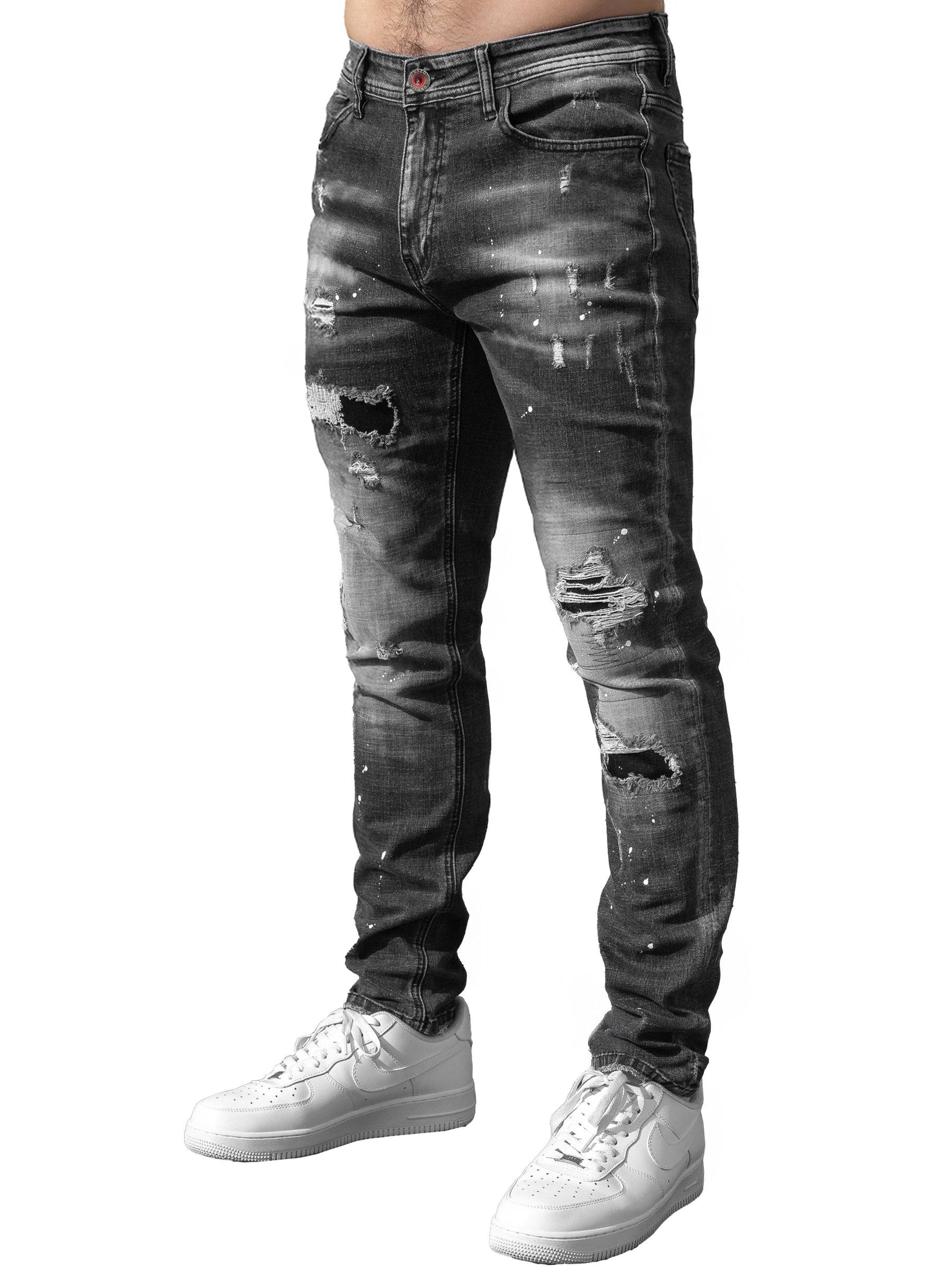 Enzo Milano | Mens Ripped Jeans