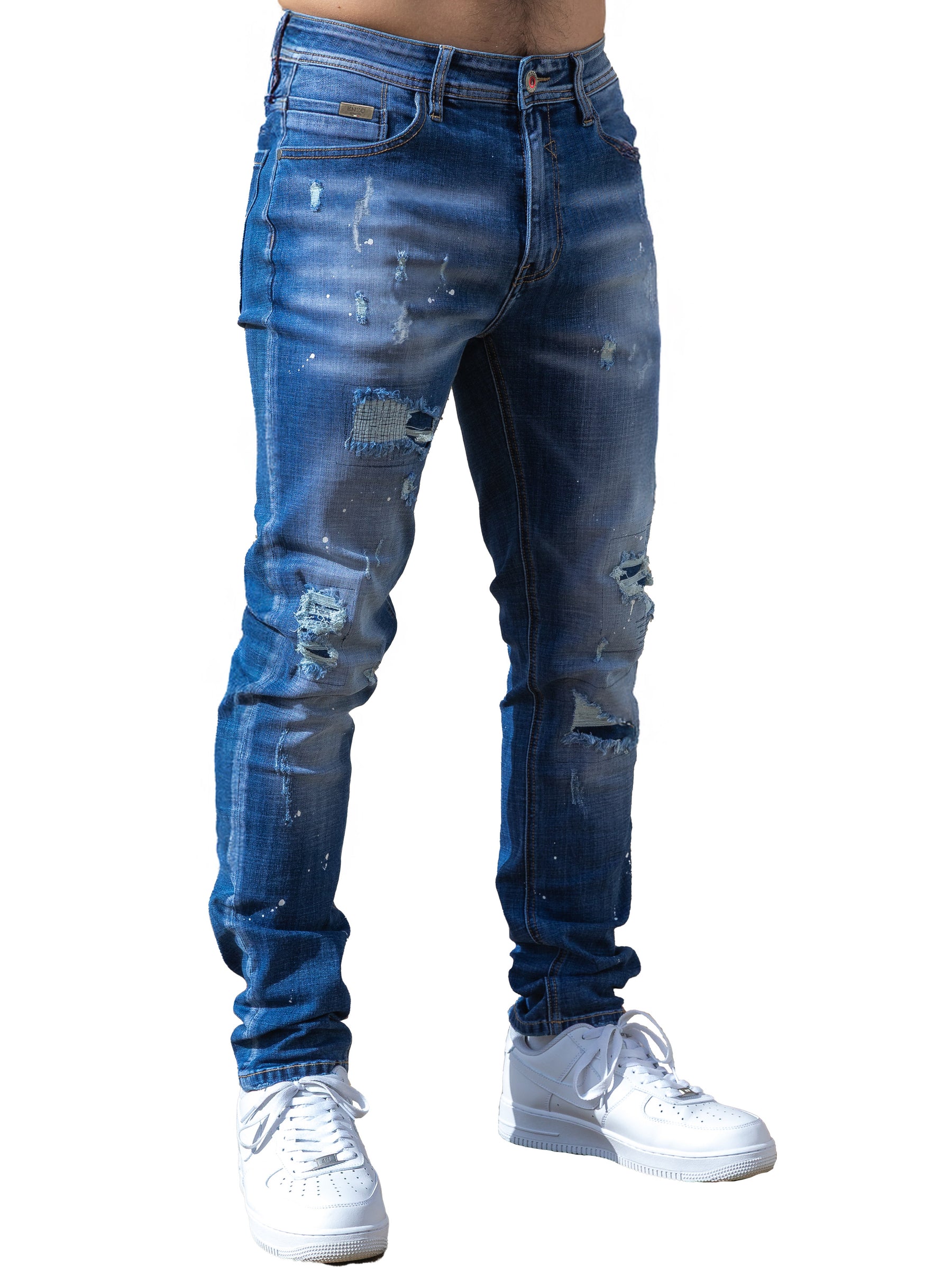 Enzo Milano | Mens Ripped Jeans