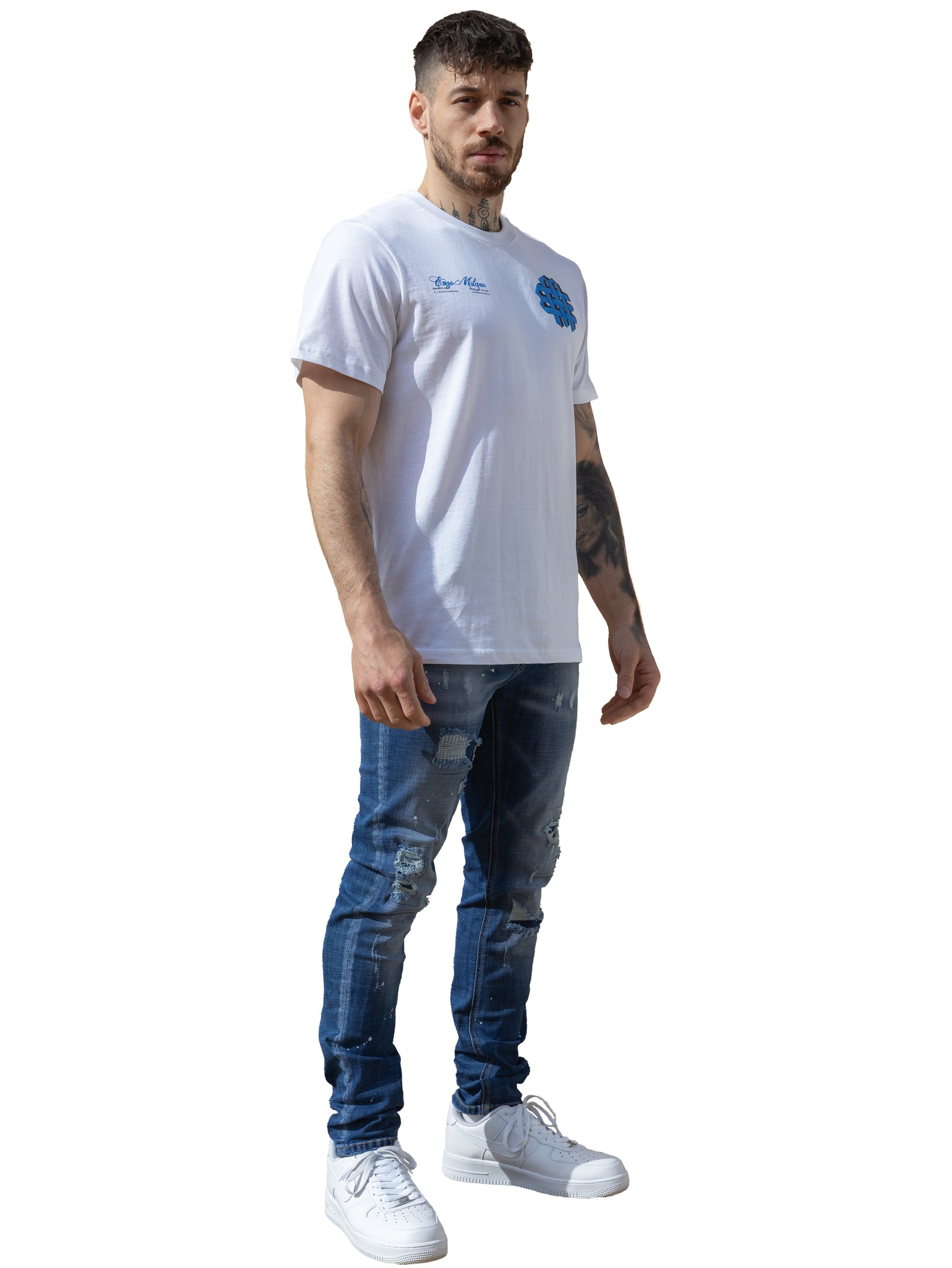 Enzo Milano | Mens Ripped Jeans