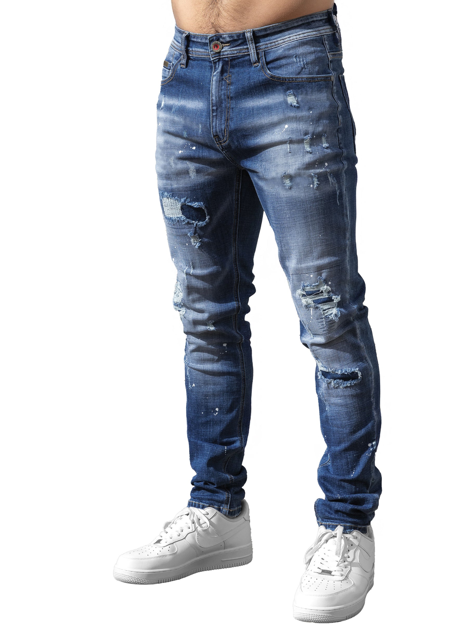 Enzo Milano | Mens Ripped Jeans