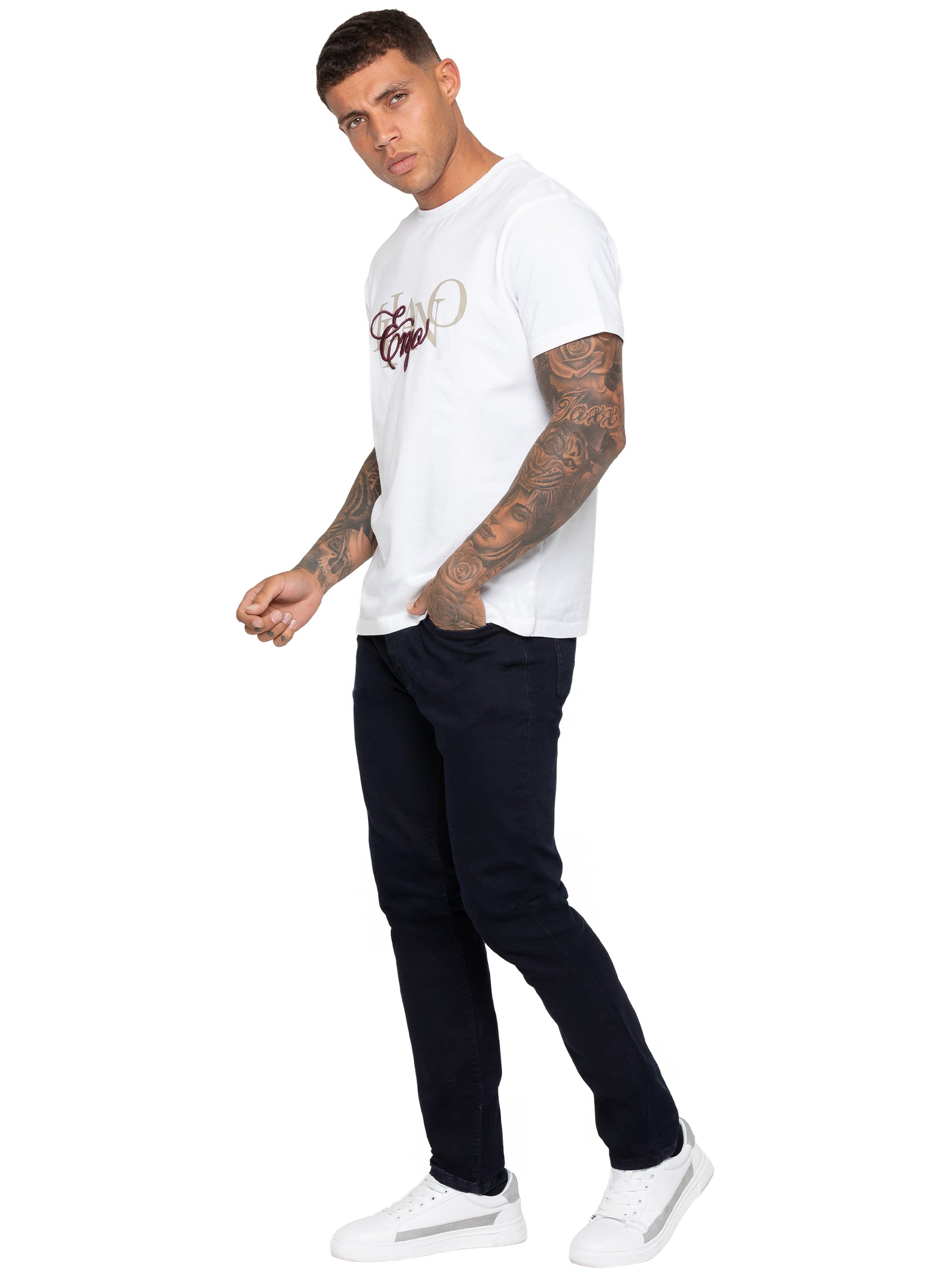 Enzo Milano | Mens Active Flex Tapered Jeans