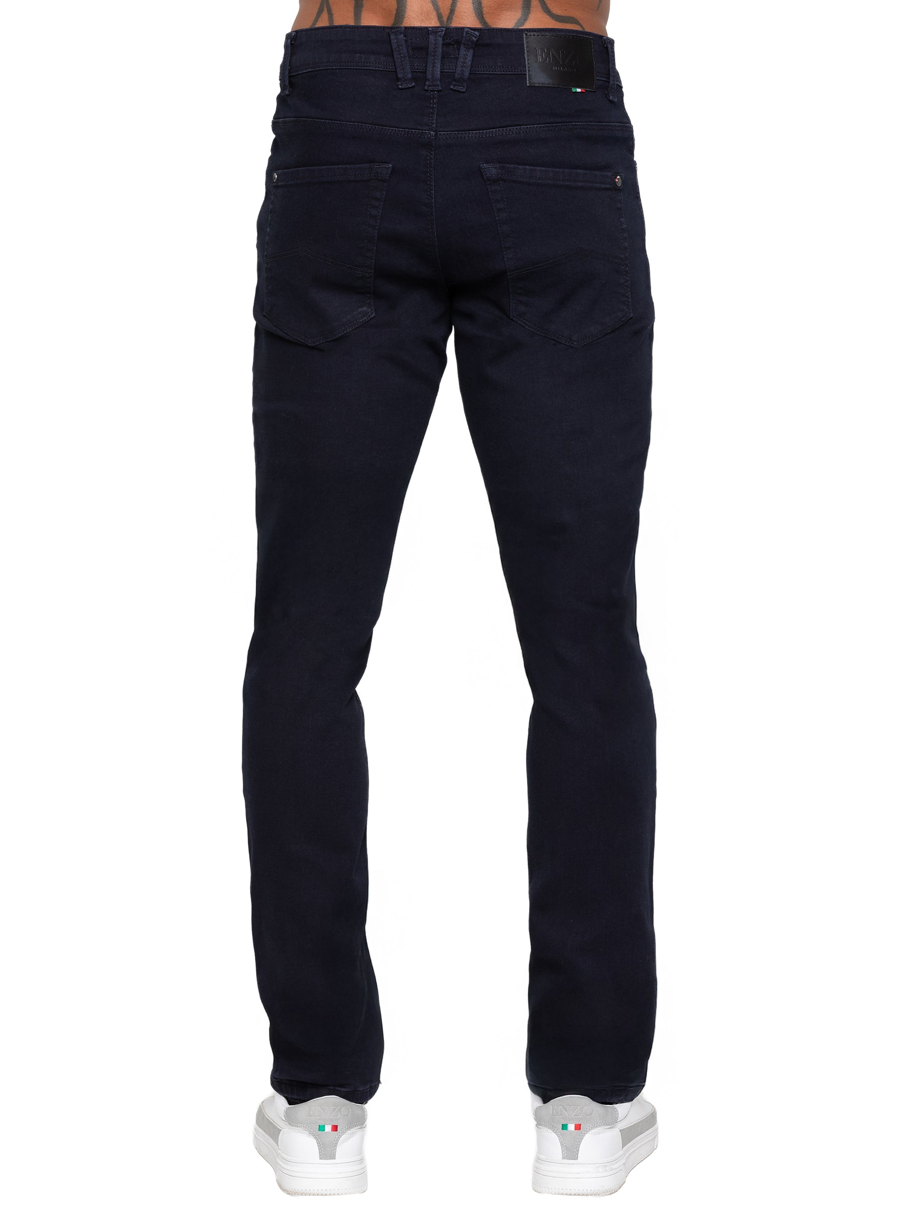 Enzo Milano | Mens Active Flex Tapered Jeans