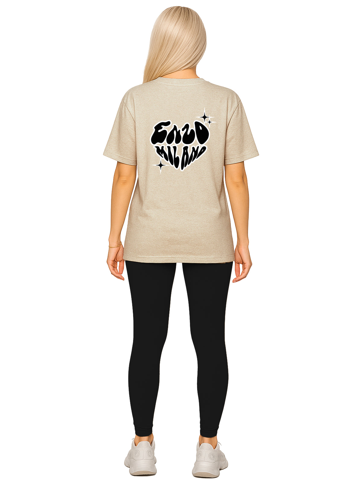 Enzo | Womens T-Shirt and Leggings Gym Set