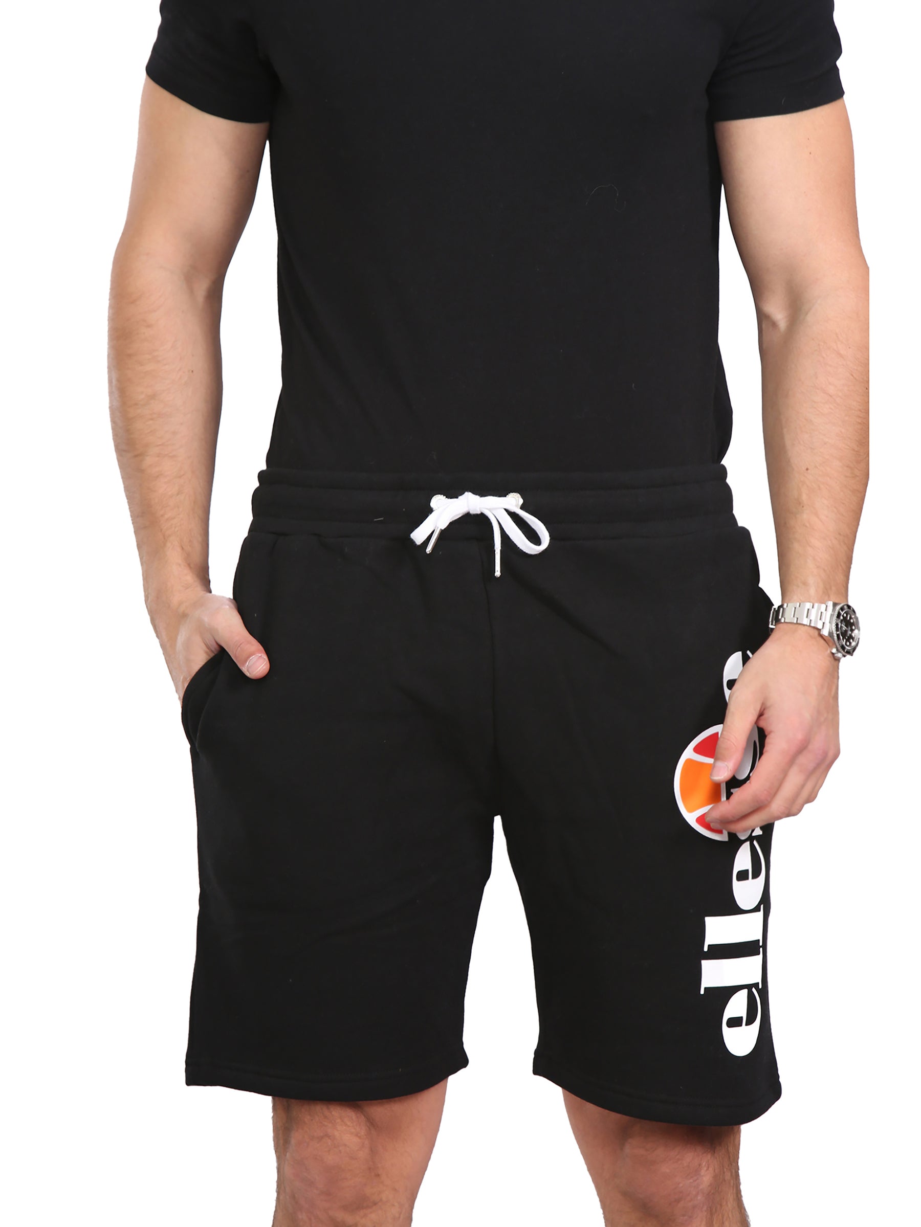 ELLESSE SHORTS Ellese Mens Shorts Elasticated Waist Fleece Gym Jogging Casual Cotton Half Pants RAWDENIM RAWDENIM