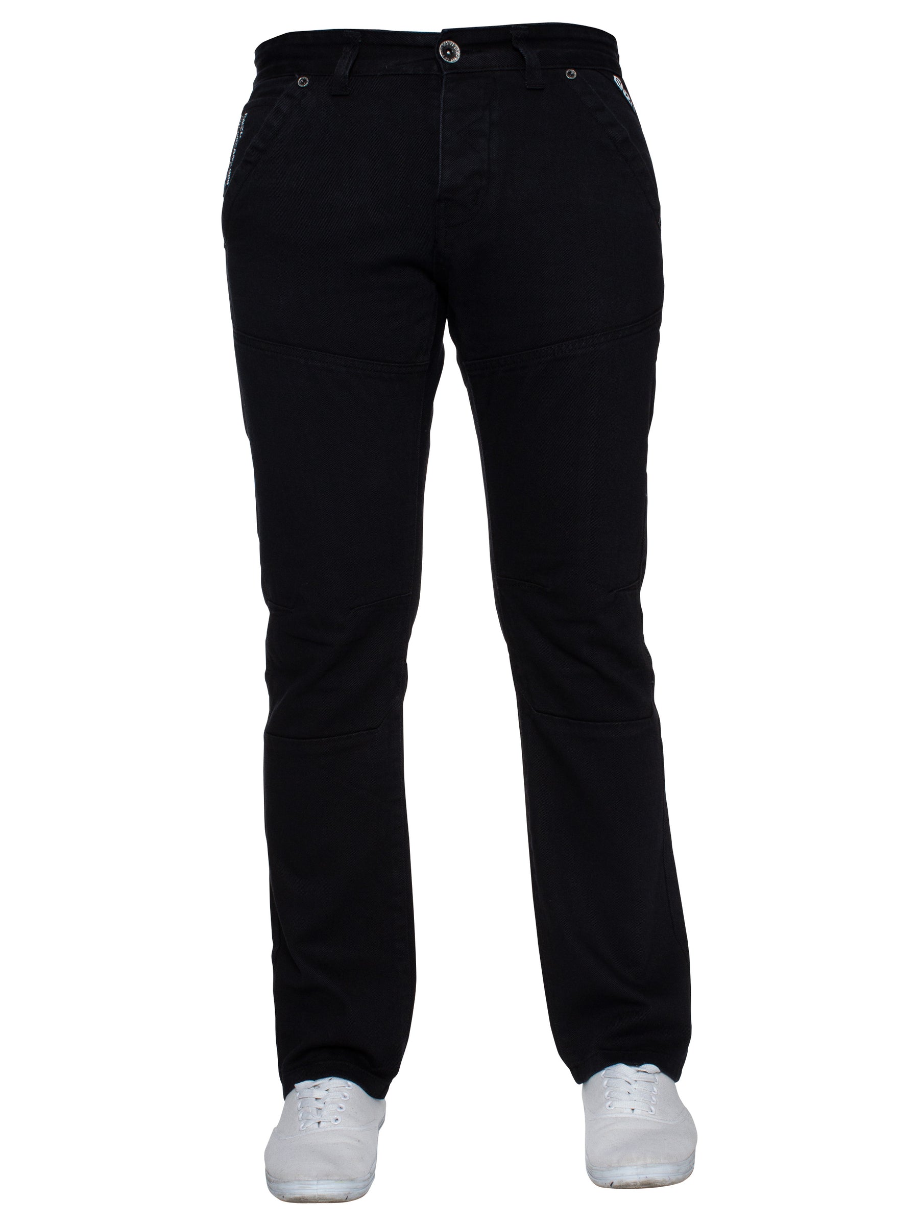 MIGUEL Enzo Mens Miguel Straight Leg Denim Jeans ENZO RAWDENIM