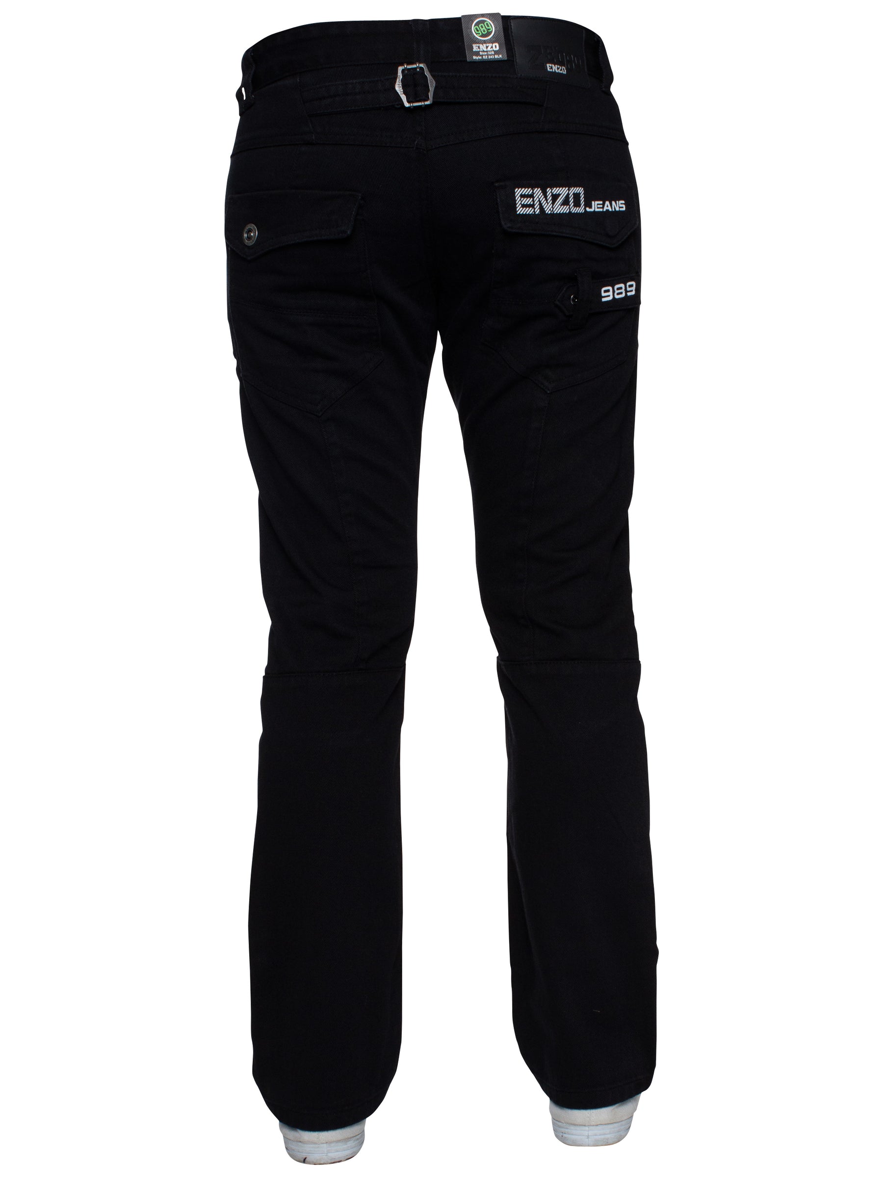 MIGUEL Enzo Mens Miguel Straight Leg Denim Jeans ENZO RAWDENIM