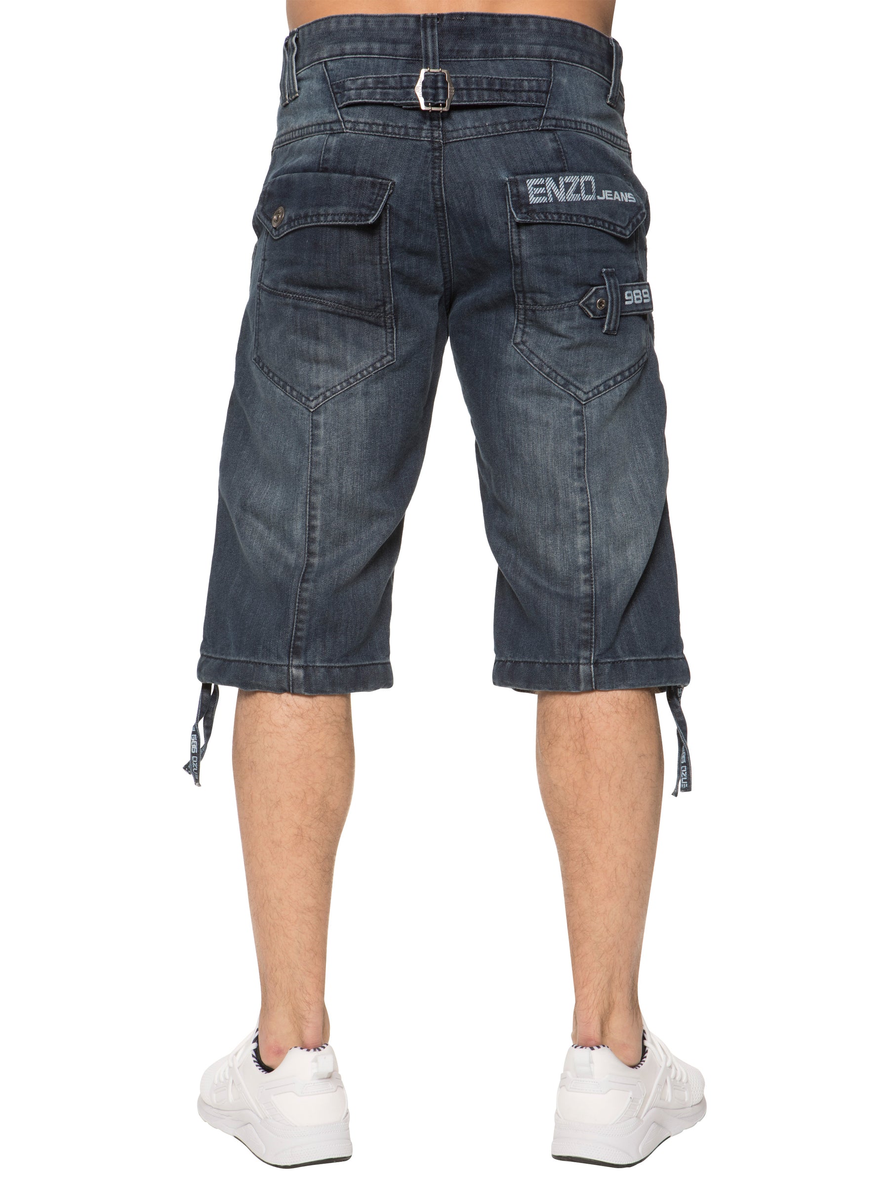 EZS243 - EZS244 Enzo | Mens Cargo Denim Shorts ENZO RAWDENIM