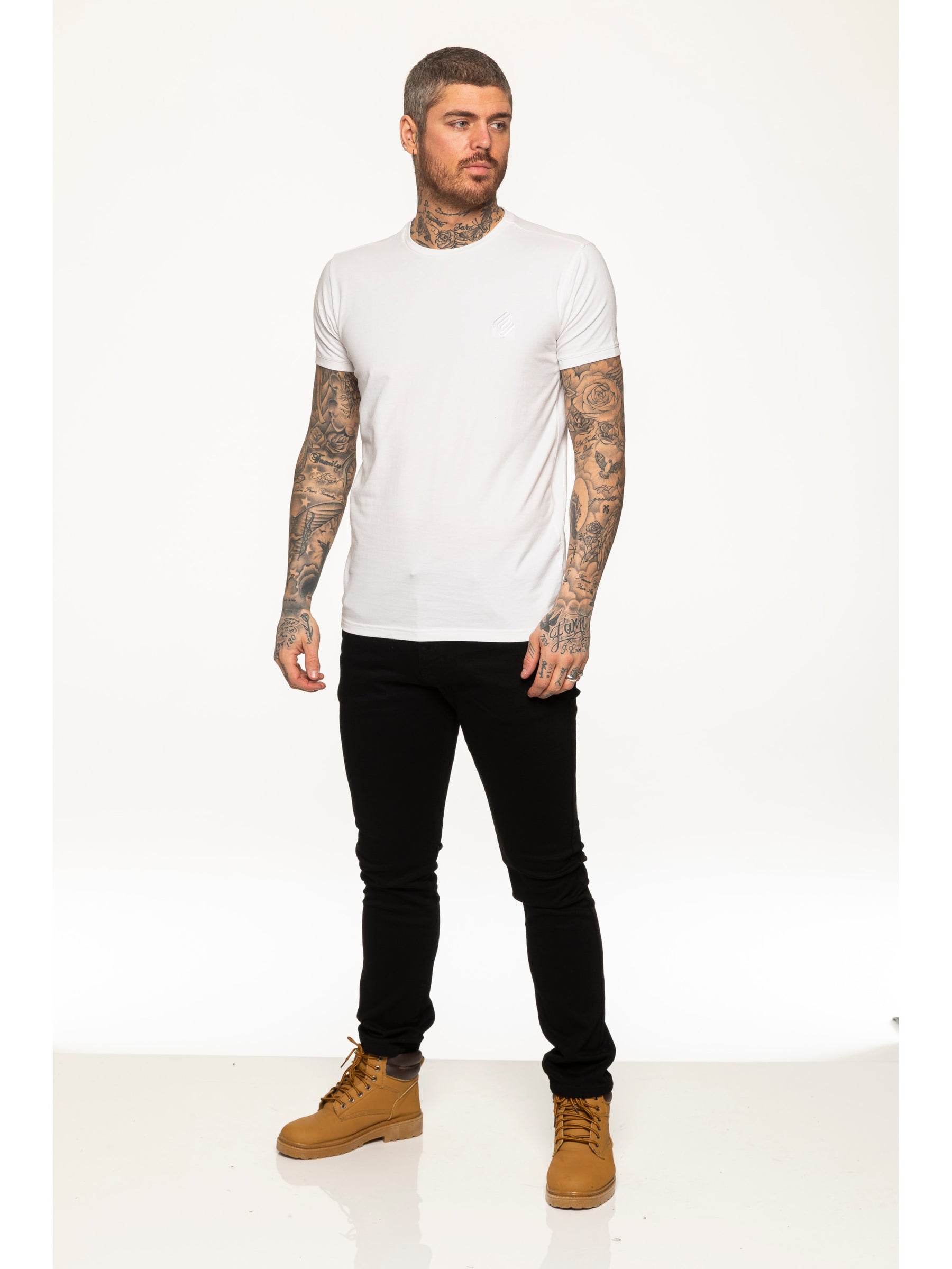 EZ325 MSW Mens Skinny Stretch Denim Jeans | Enzo Designer Menswear ENZO RAWDENIM