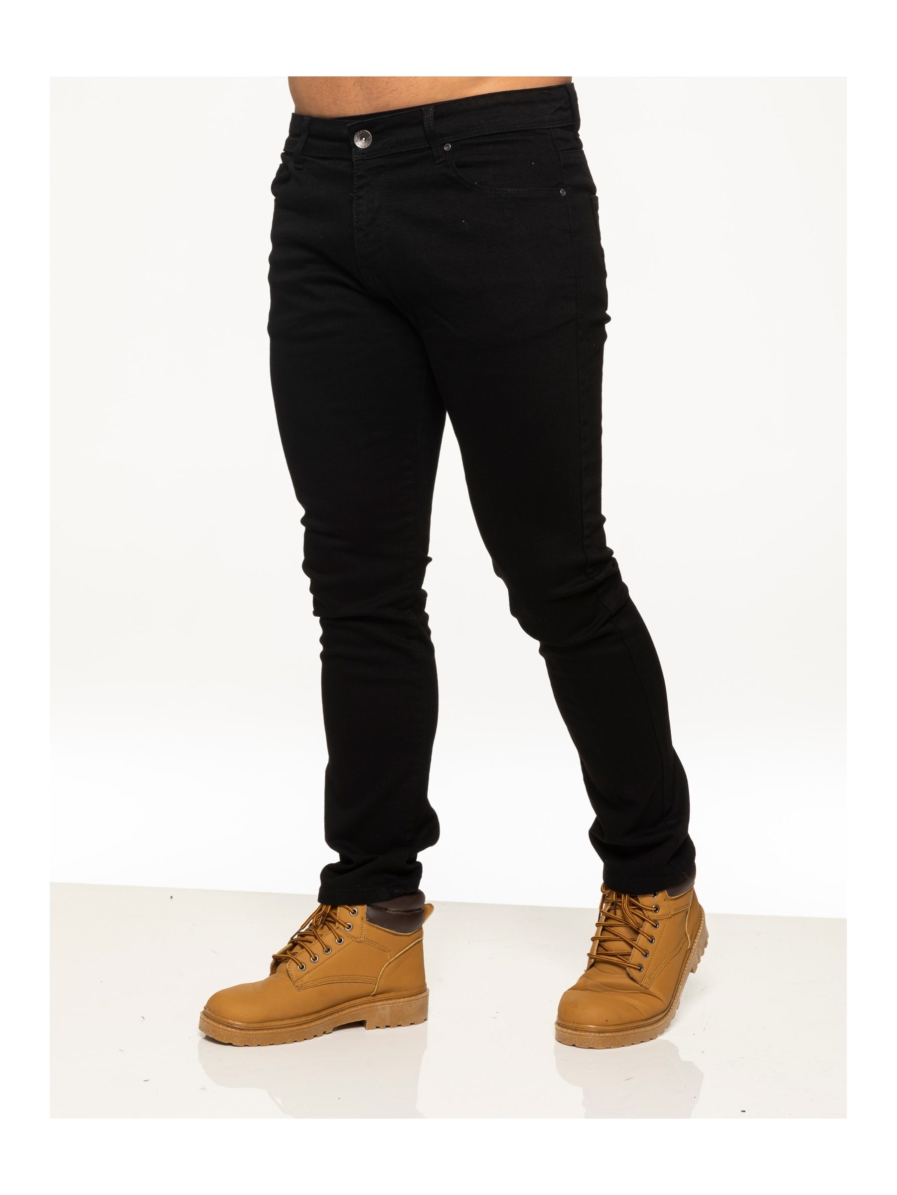 EZ325 MSW Mens Skinny Stretch Denim Jeans | Enzo Designer Menswear ENZO RAWDENIM
