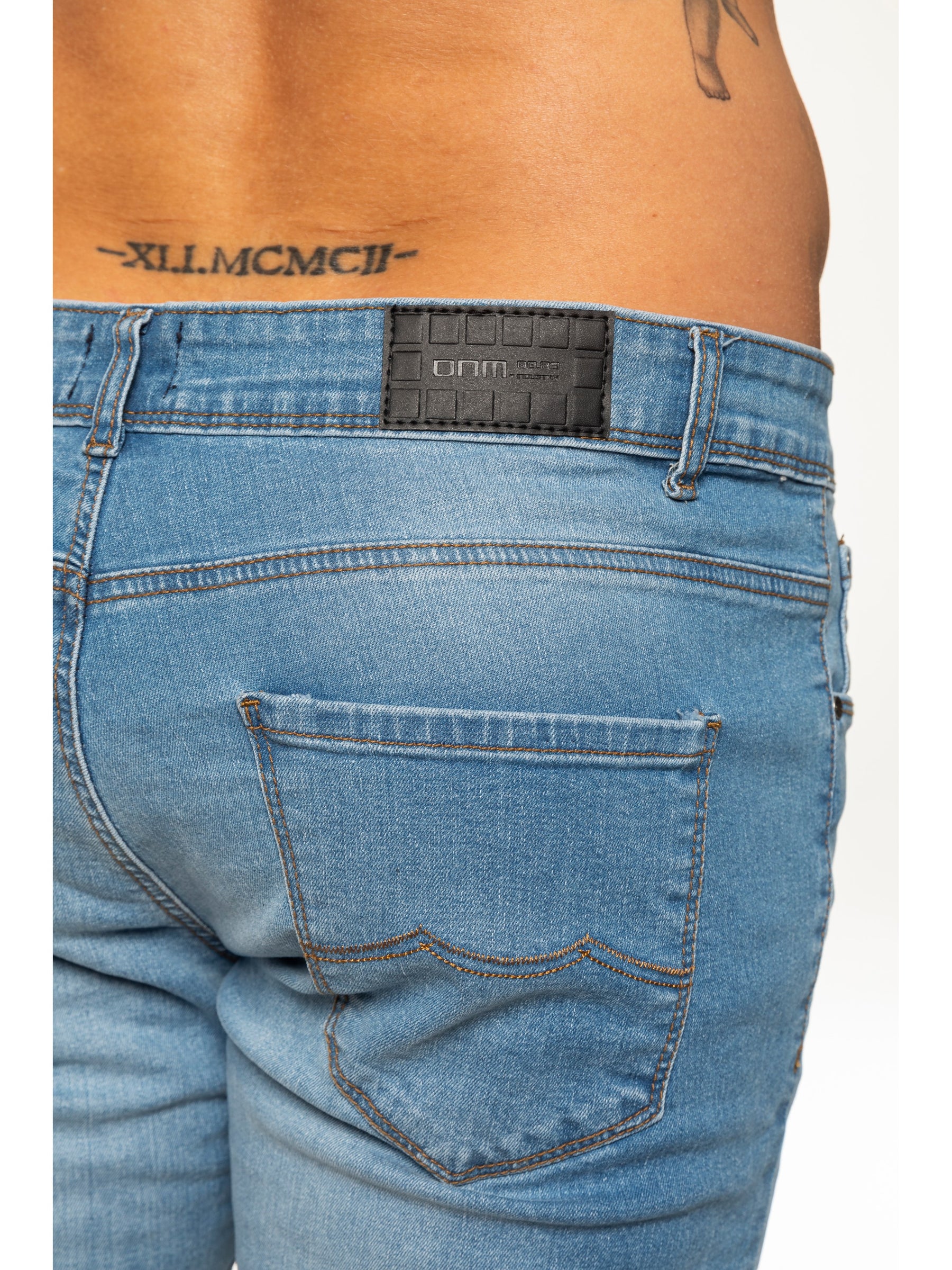 EZ325 MSW Mens Skinny Stretch Denim Jeans | Enzo Designer Menswear ENZO RAWDENIM