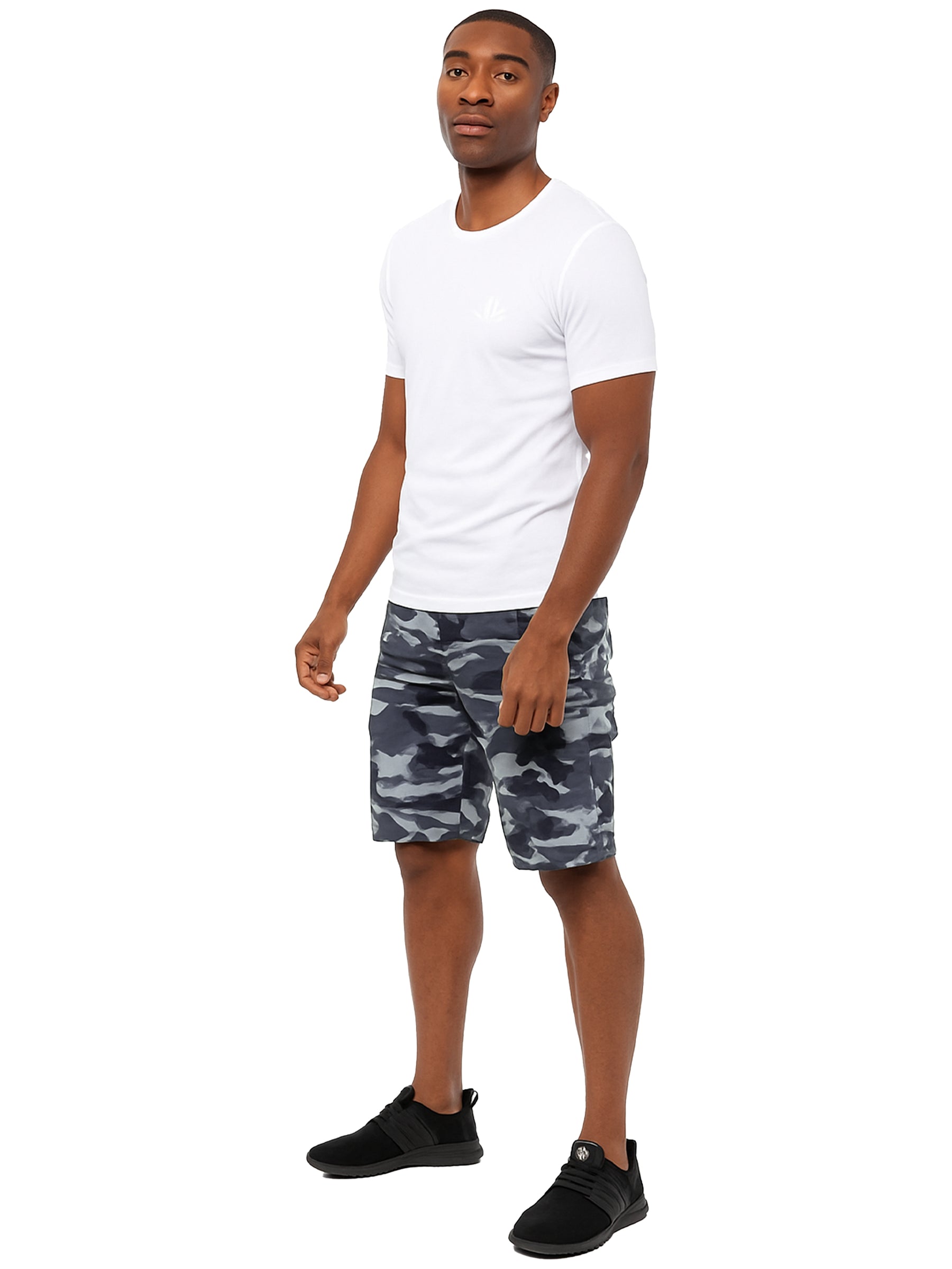 Kruze | Mens Cargo Camo Shorts