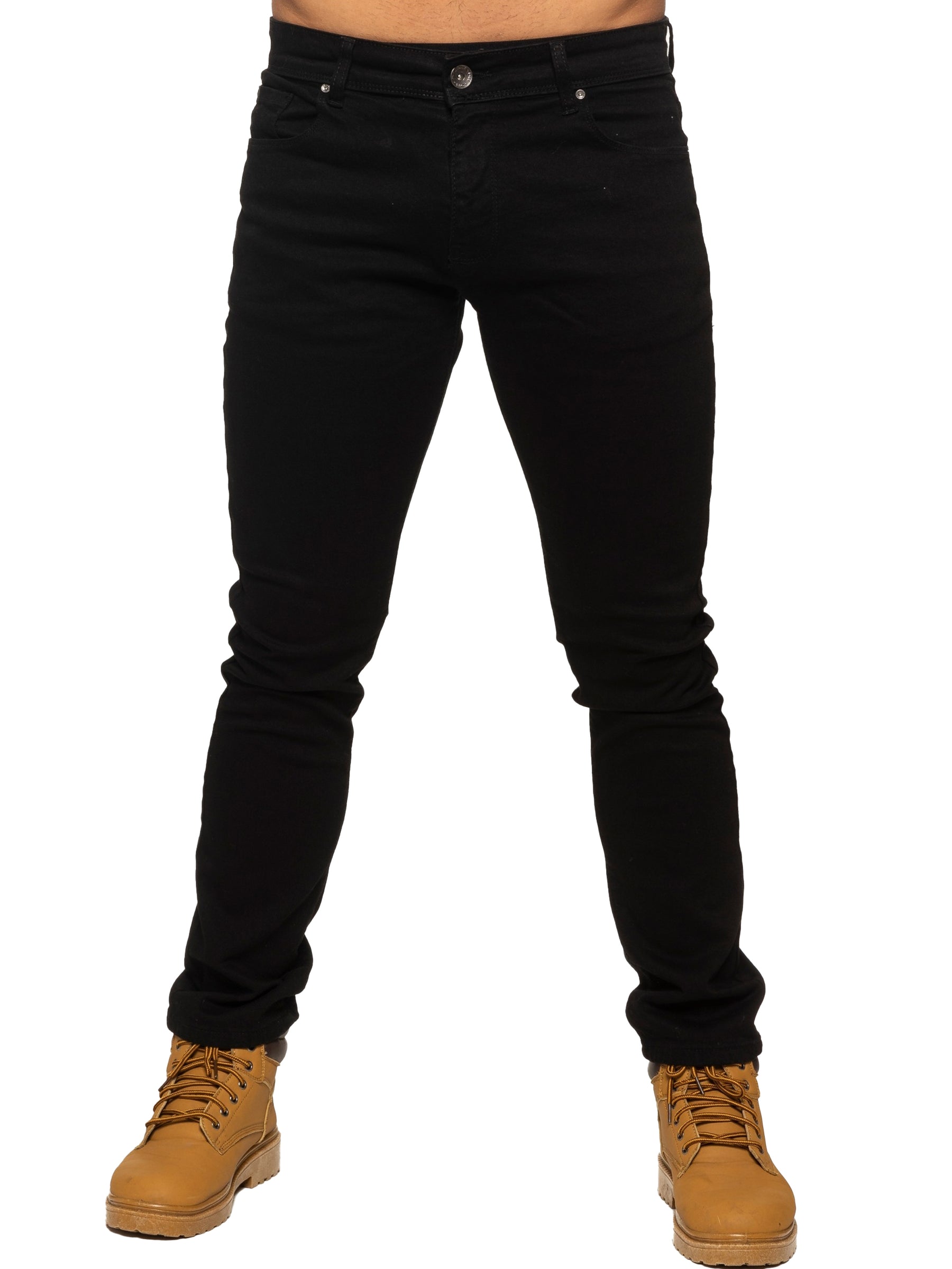 EZ325 MSW Mens Skinny Stretch Denim Jeans | Enzo Designer Menswear ENZO RAWDENIM