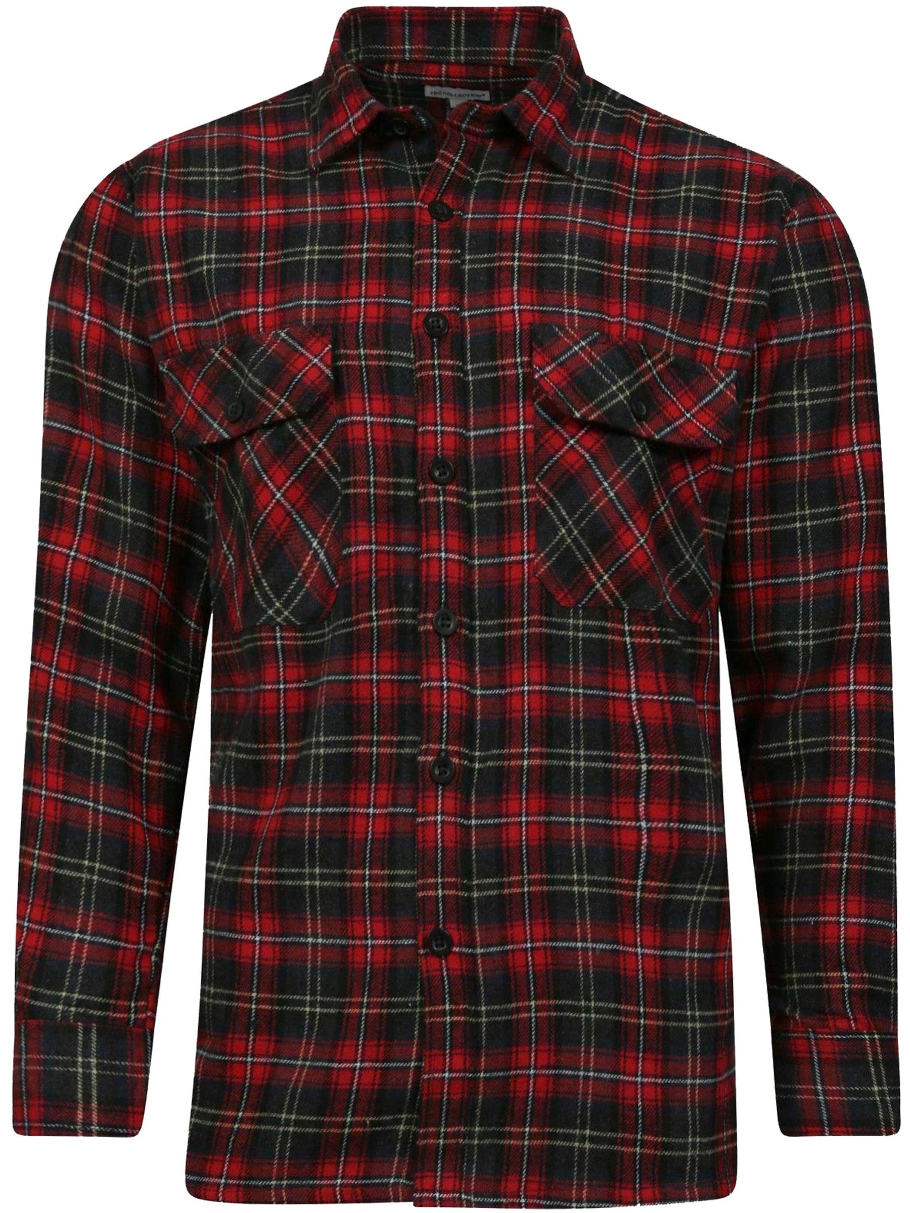 Mens Lumberjack Flannel Check Shirt