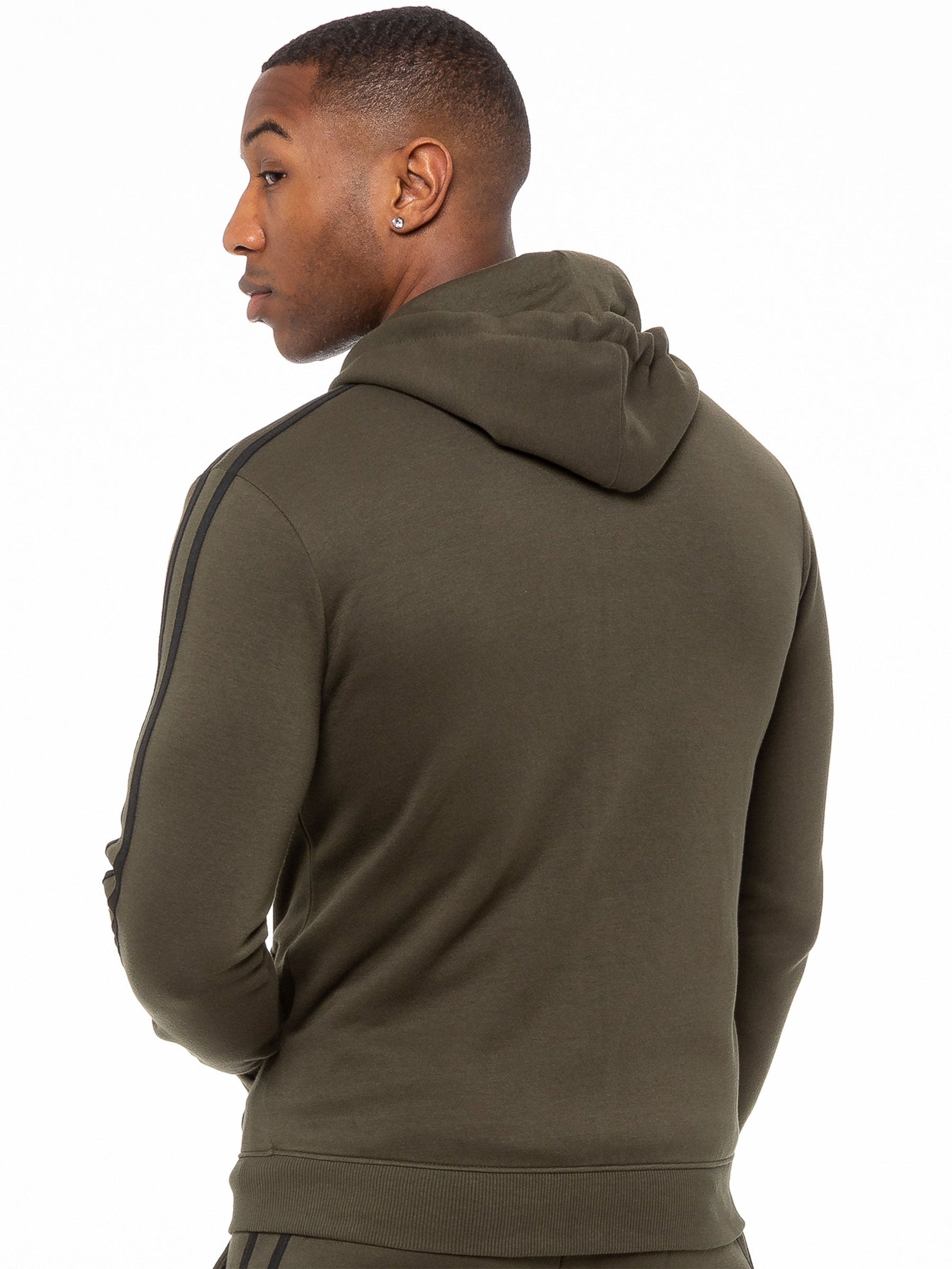 EZHD583T+EZJG582T Copy of Enzo | Mens Full Zip Up Hoodie Tape Tracksuit Set ENZO RAWDENIM