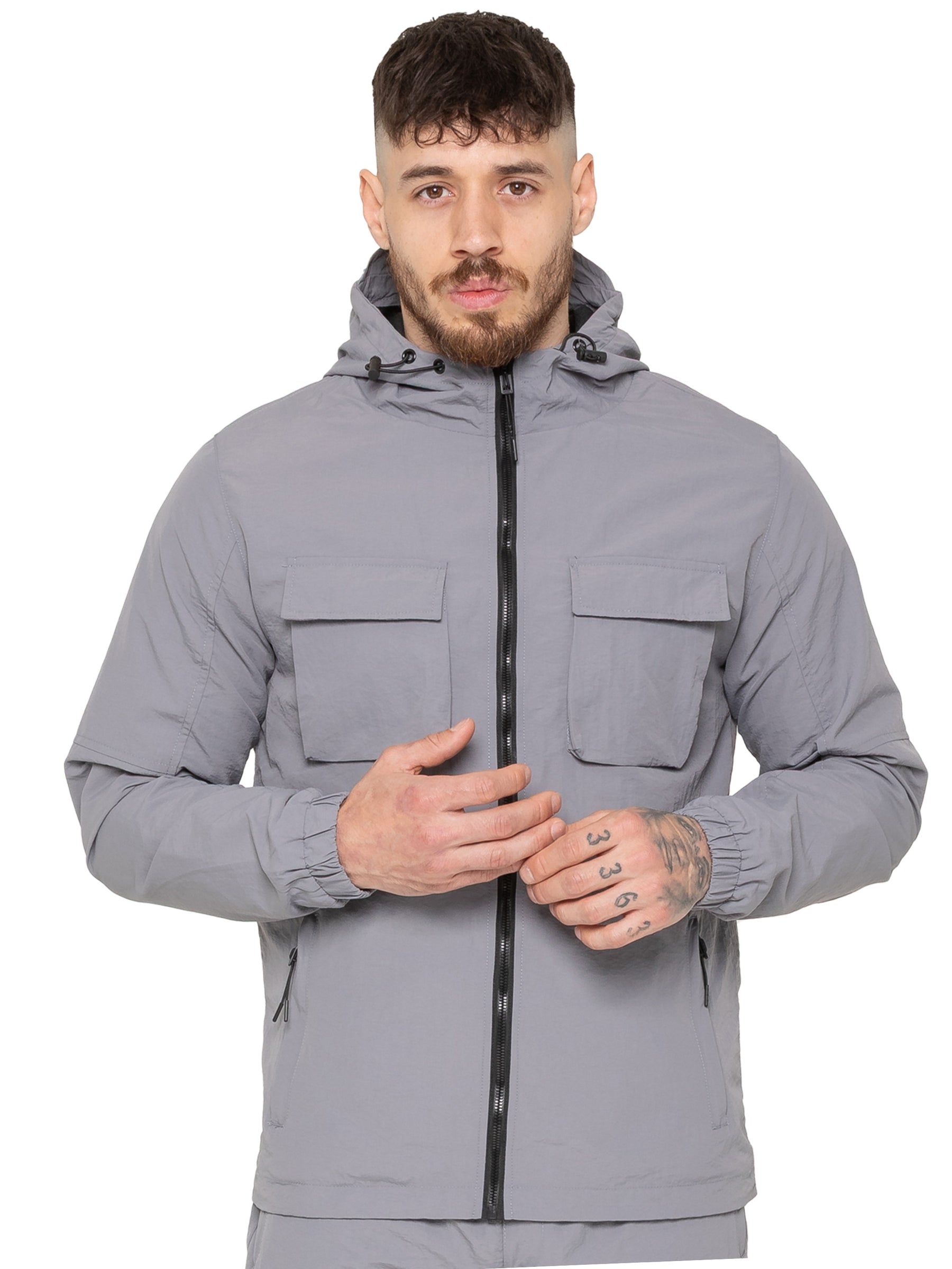 Enzo Milano | Mens Lightweight Cargo Jacket