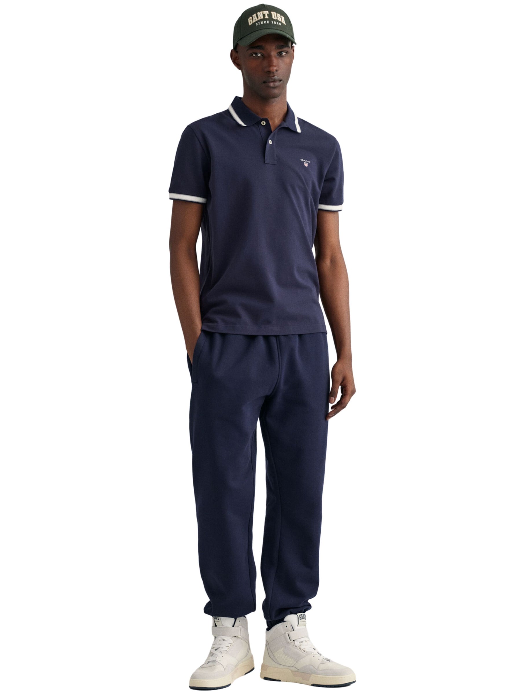 Gant | Mens Tipping Pique Polo Shirt