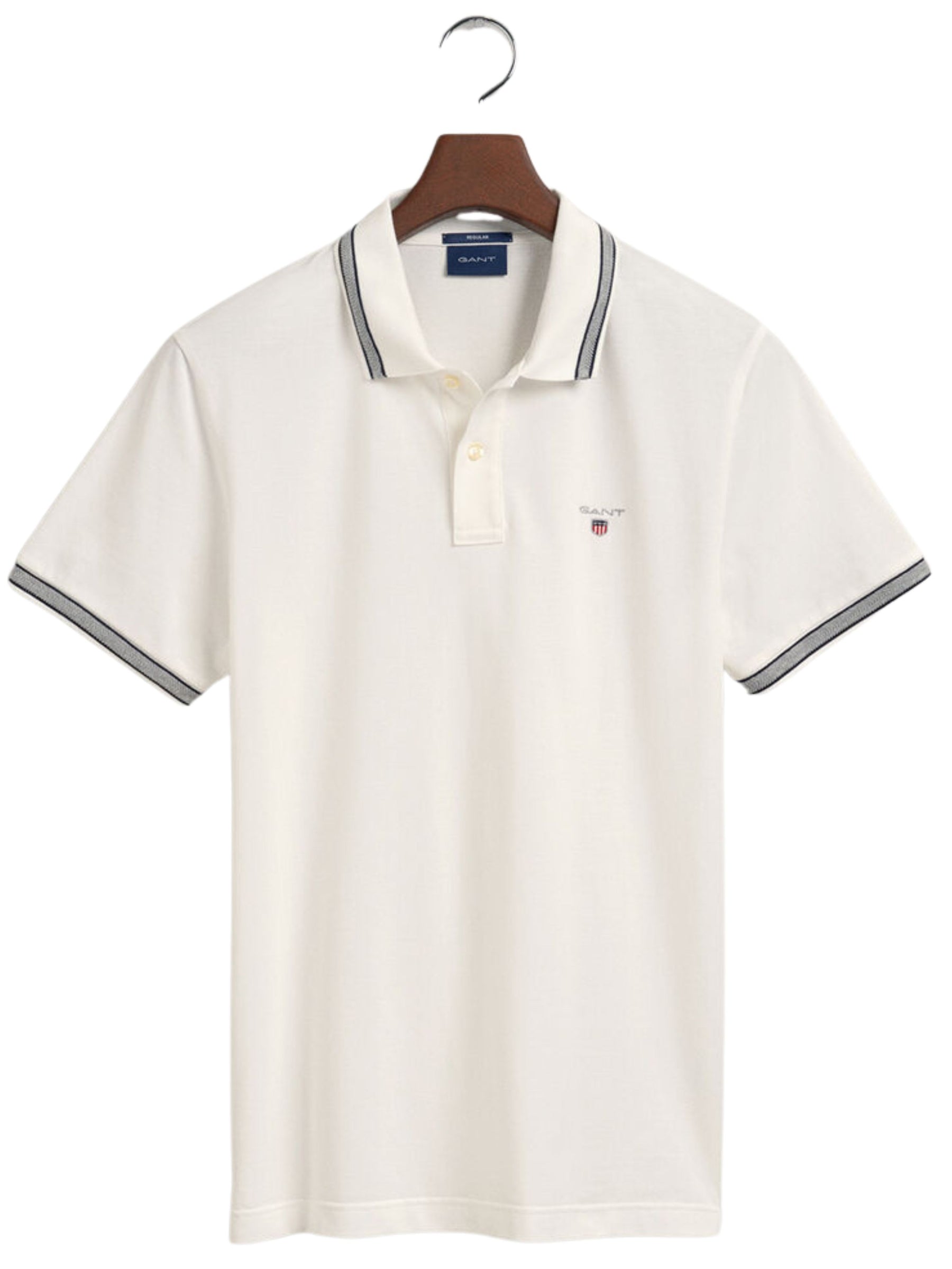 Gant | Mens Tipping Pique Polo Shirt